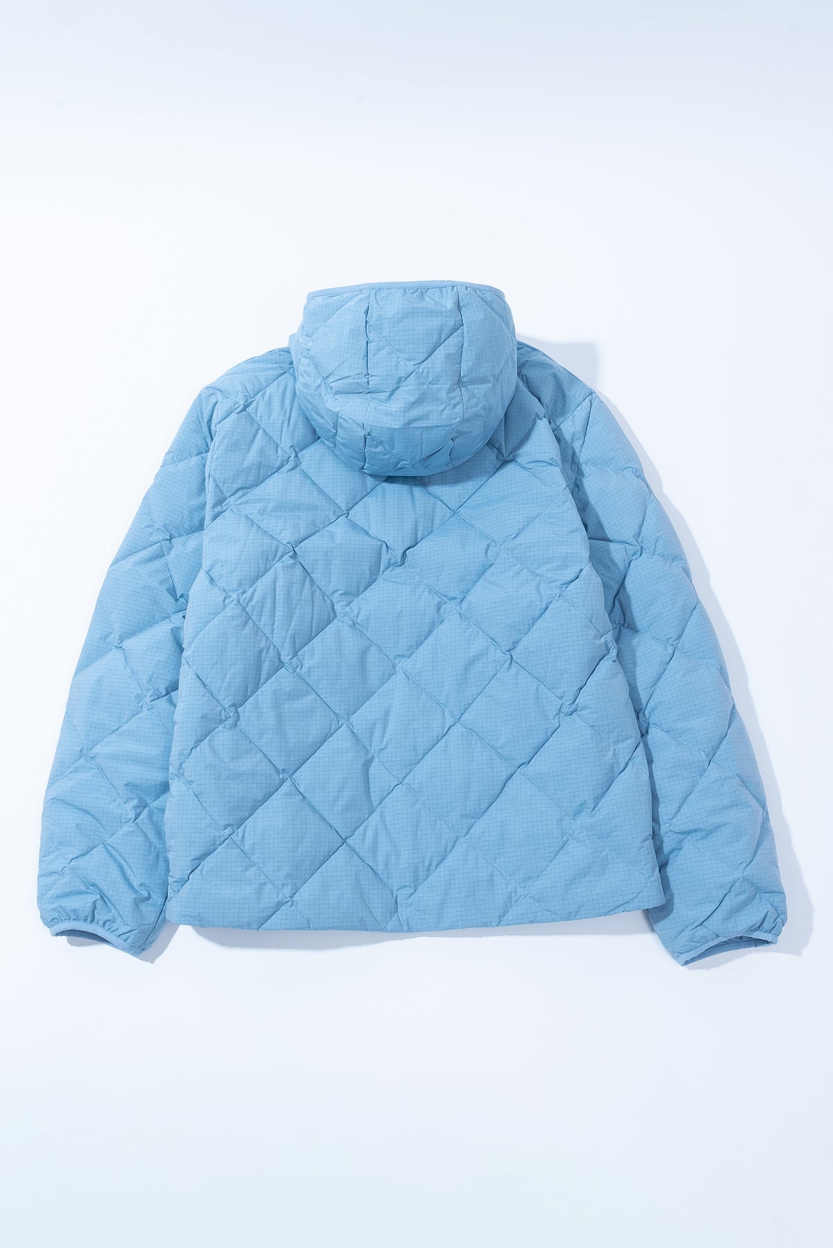 Base Grid Light Down Hooded Jacket - Blue-Hiking Patrol-W2 Store