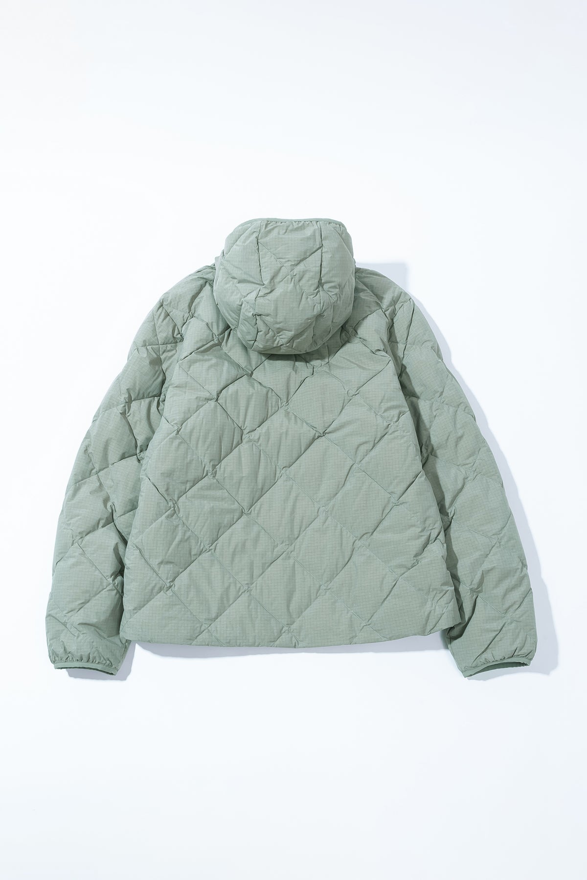 Base Grid Light Down Hooded Jacket - Thyme-Hiking Patrol-W2 Store