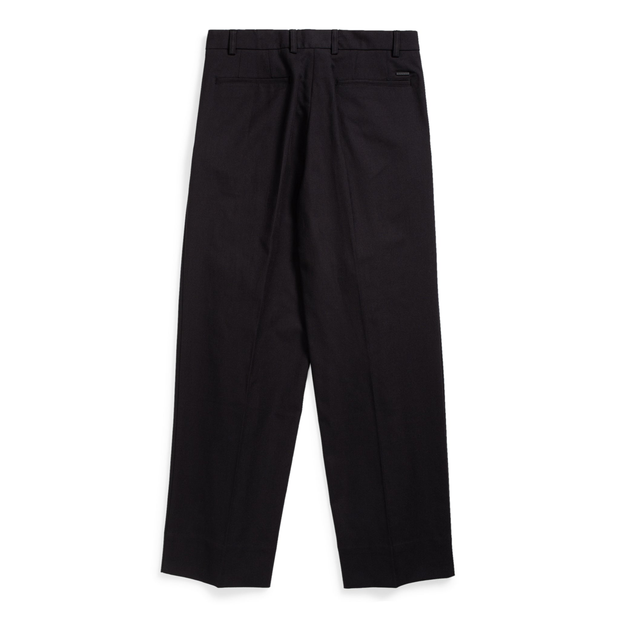 Benn Relaxed Cotton Wool Twill Pleated Trouser - Black-Norse Projects-W2 Store