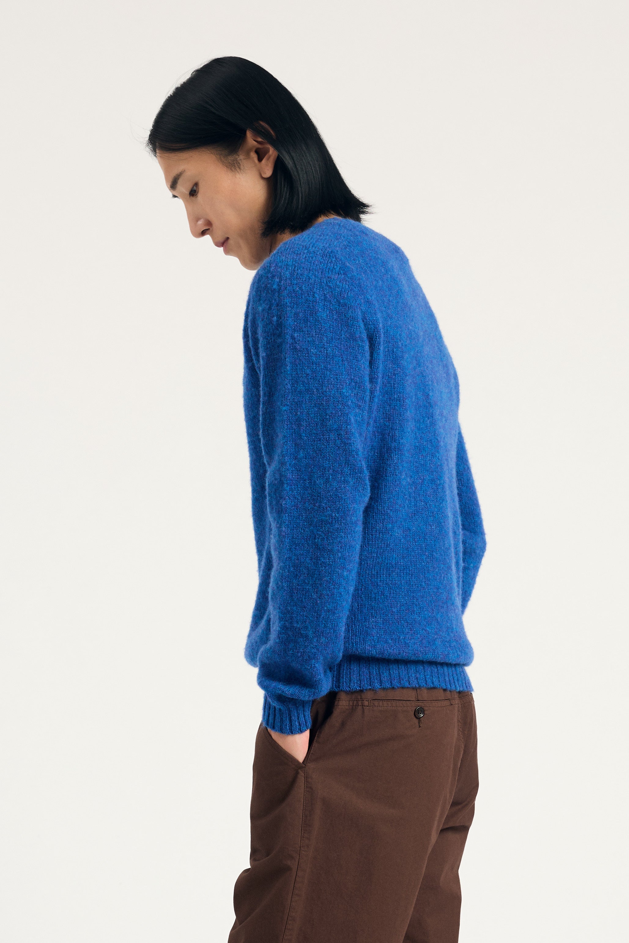 Birnir Brushed Lambswool - Estate Blue-Norse Projects-W2 Store