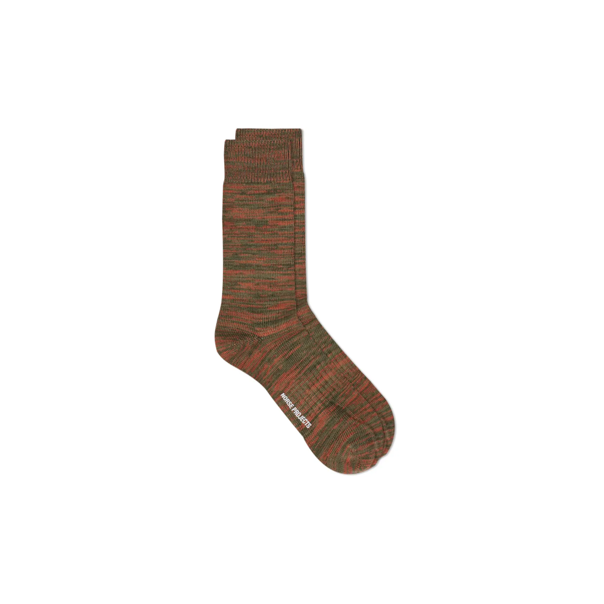 Bjarki Cotton Twist Sock - Army Green-Norse Projects-W2 Store