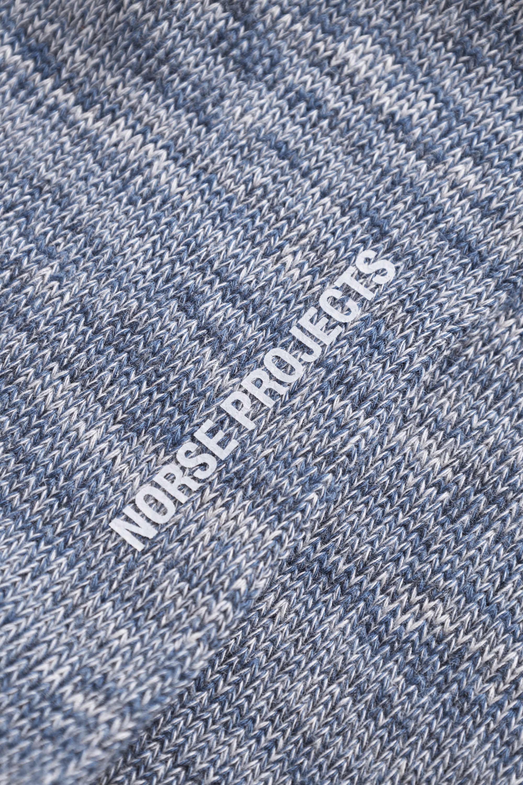 Bjarki Heavy Cotton Twist Sock - Estate Blue-Norse Projects-W2 Store