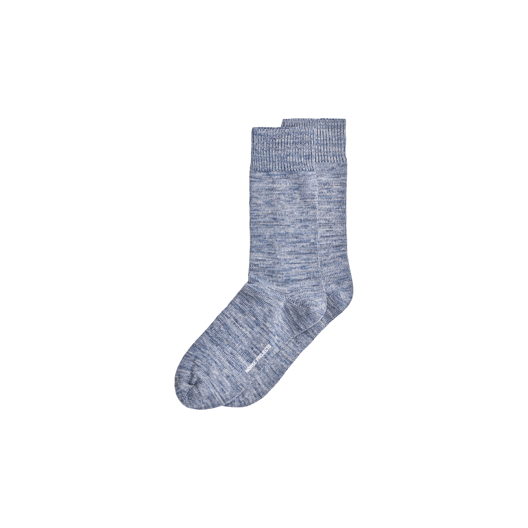 Bjarki Heavy Cotton Twist Sock - Estate Blue-Norse Projects-W2 Store