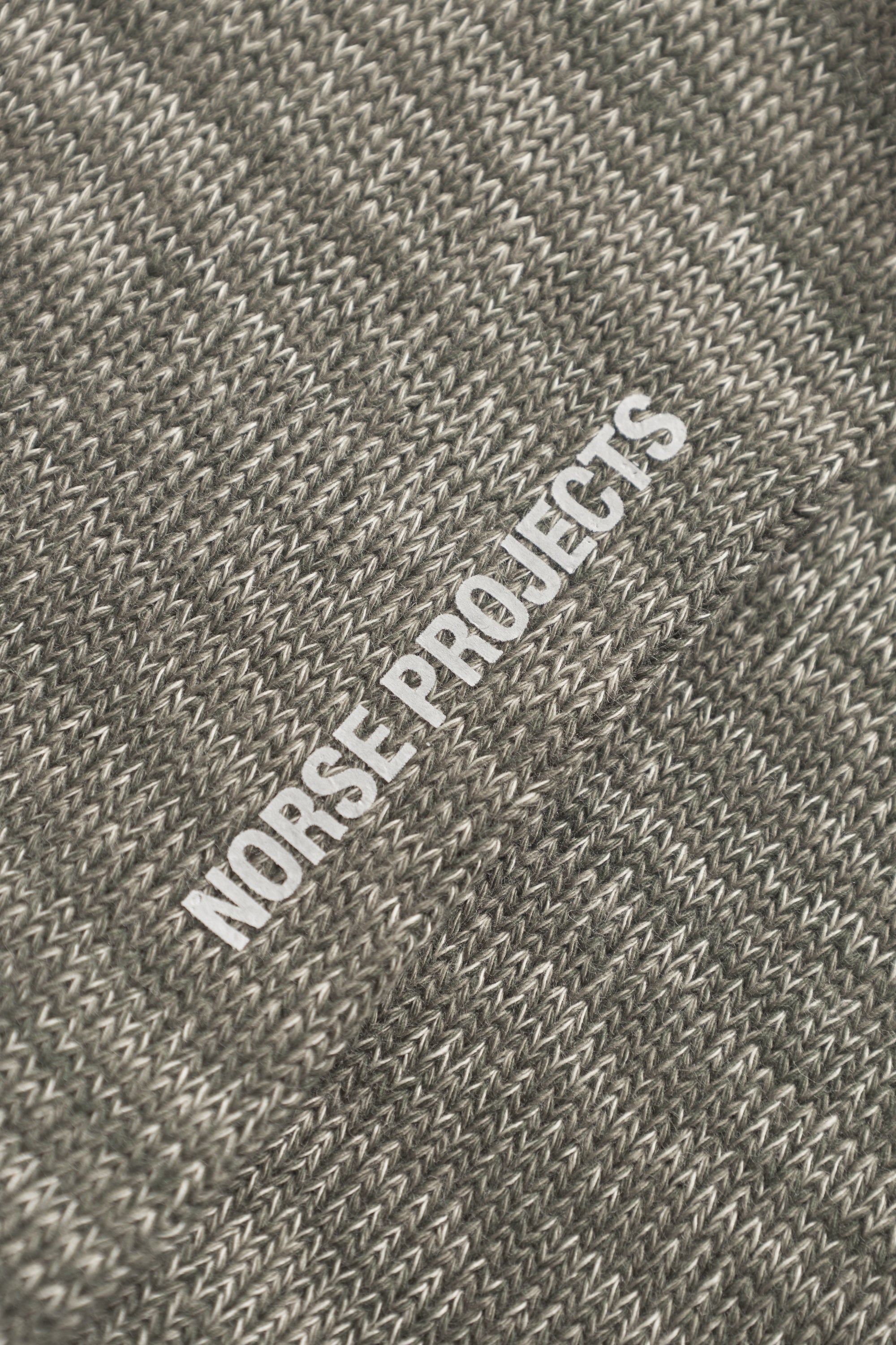 Bjarki Heavy Cotton Twist Sock - Olive Night-Norse Projects-W2 Store