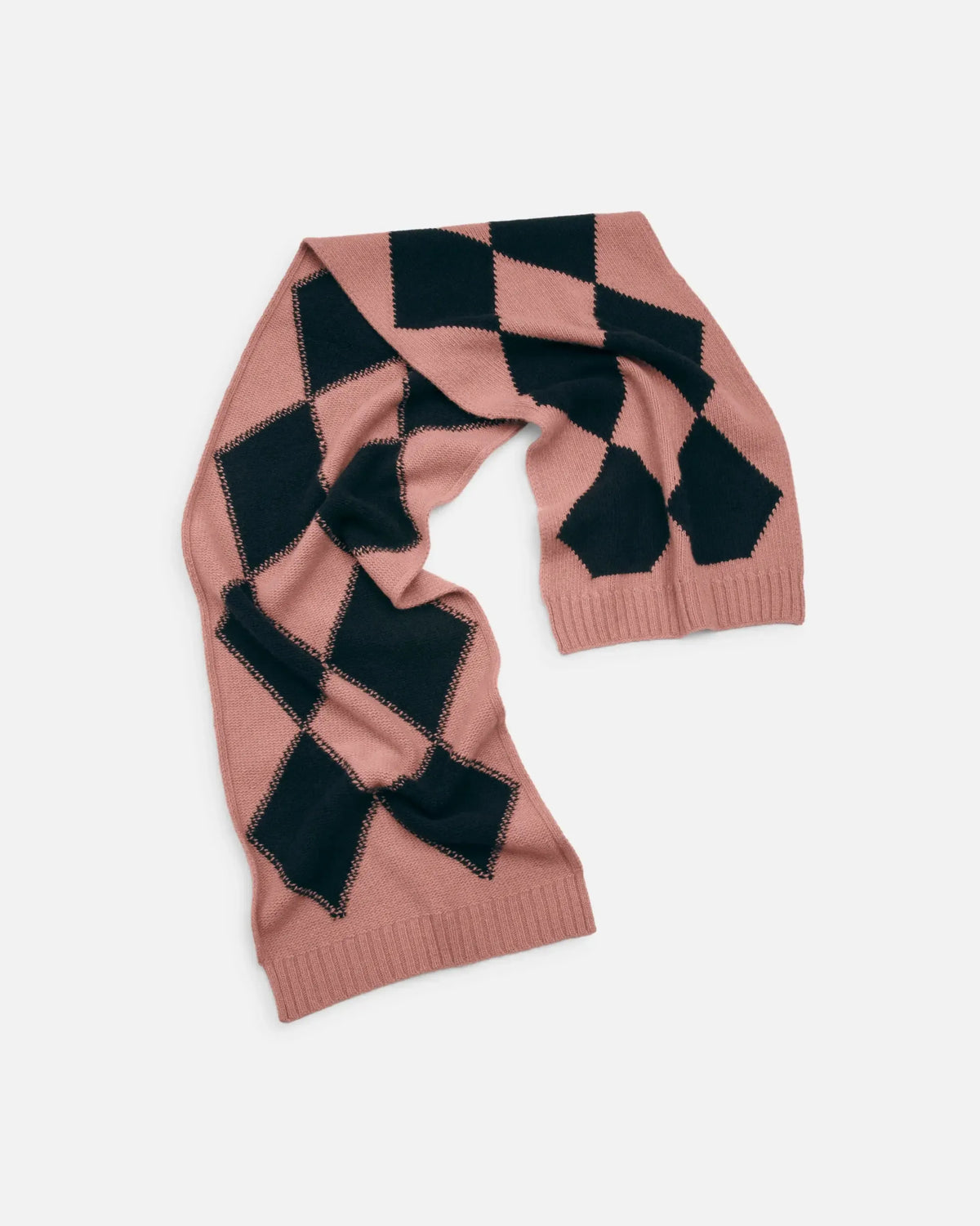 Blanket Scarf - Black/Pink-YMC-W2 Store