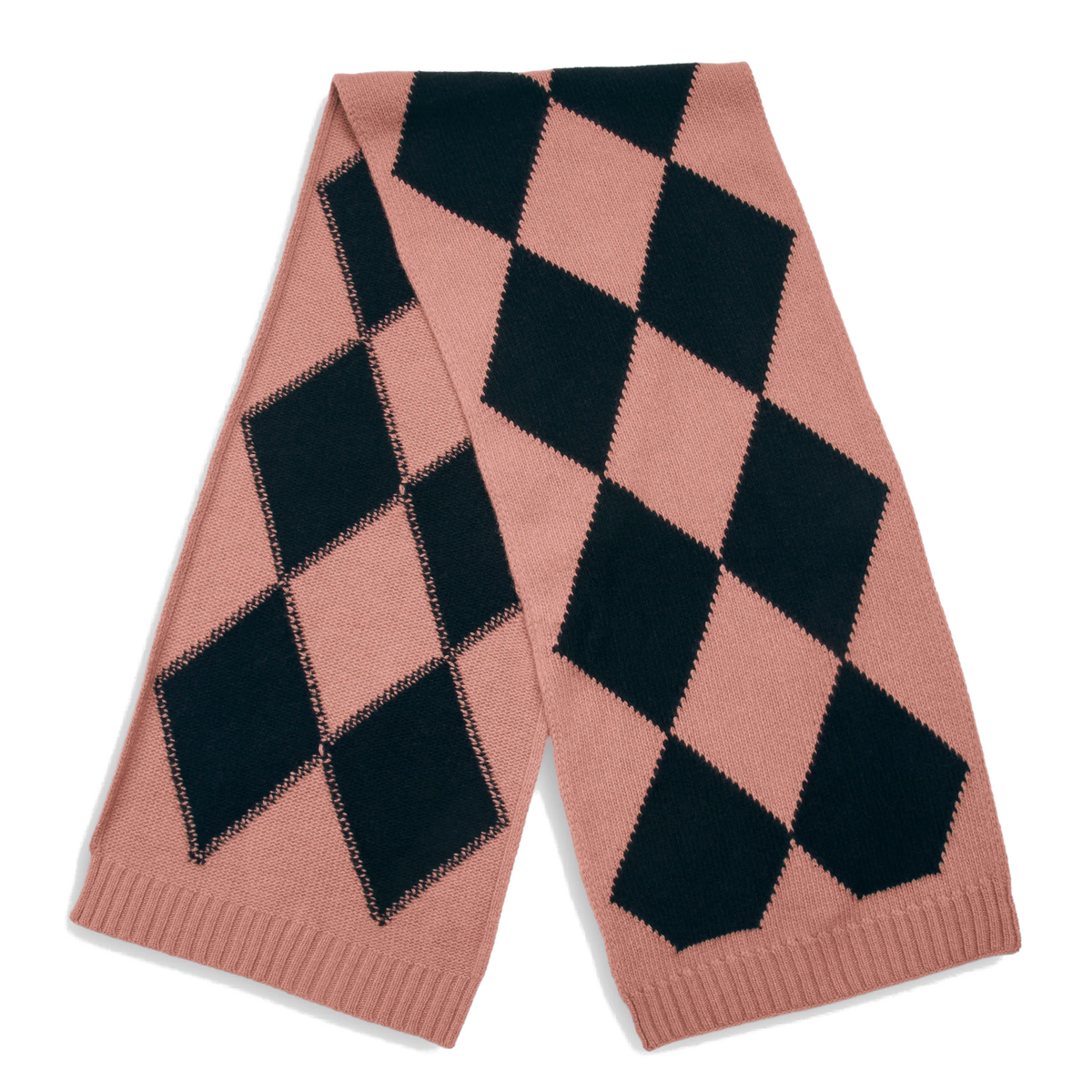 Blanket Scarf - Black/Pink-YMC-W2 Store