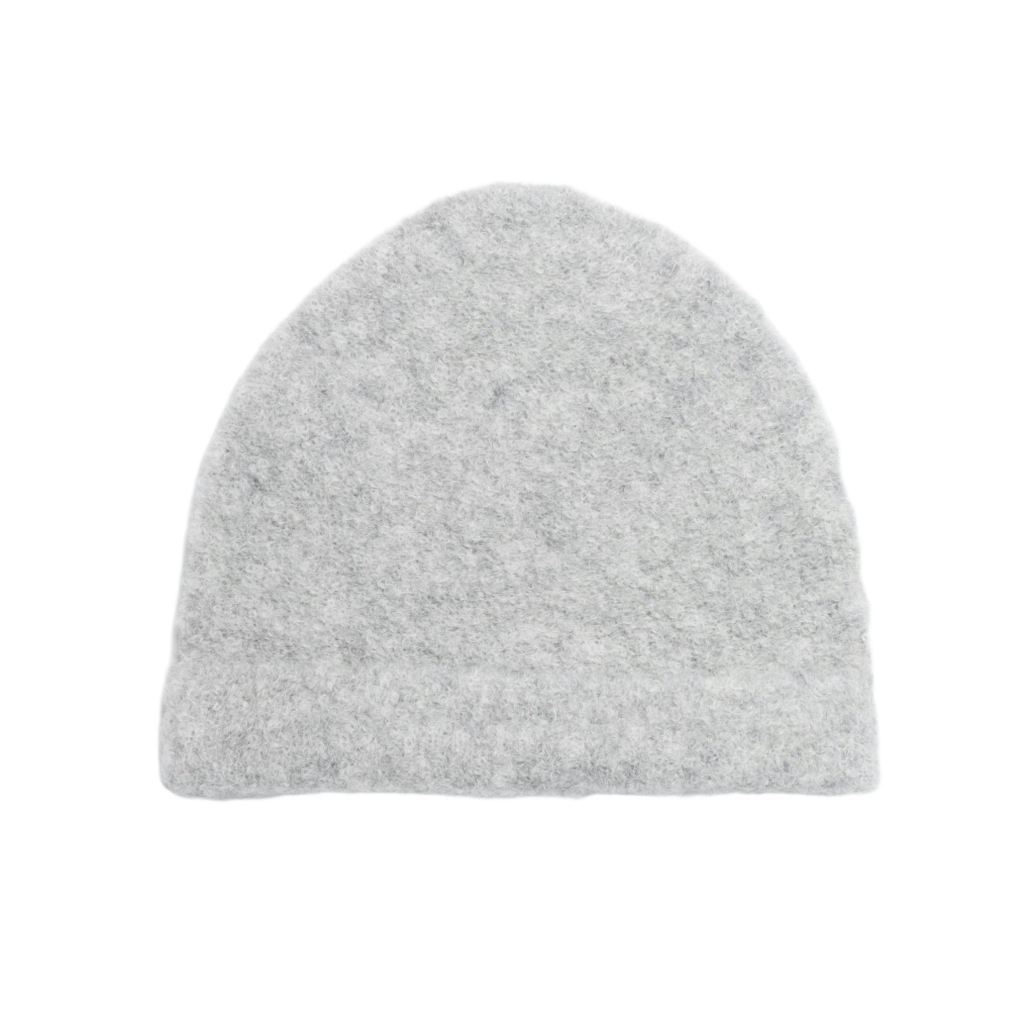 Bouclé Beanie - Grey-Berner Kühl-W2 Store