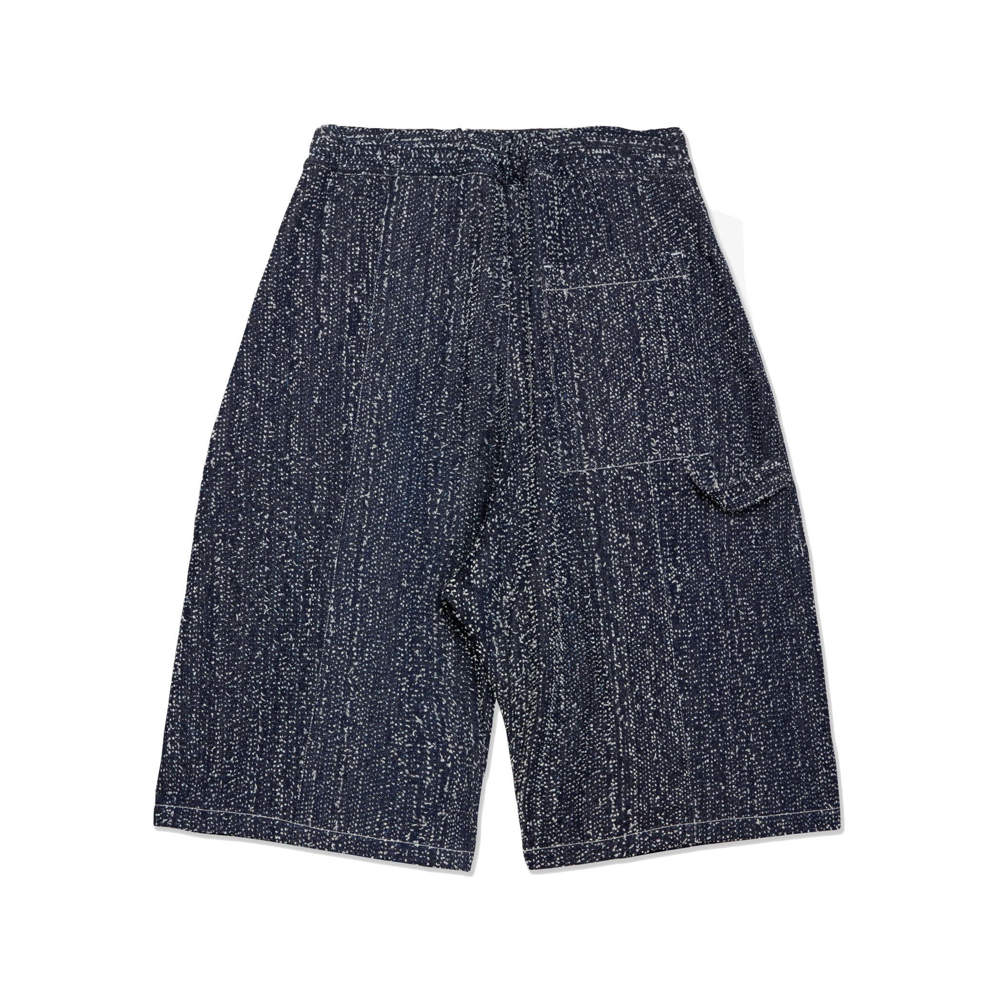 Box Pleat Shorts Denim - Snow Nep-Sage Nation-W2 Store
