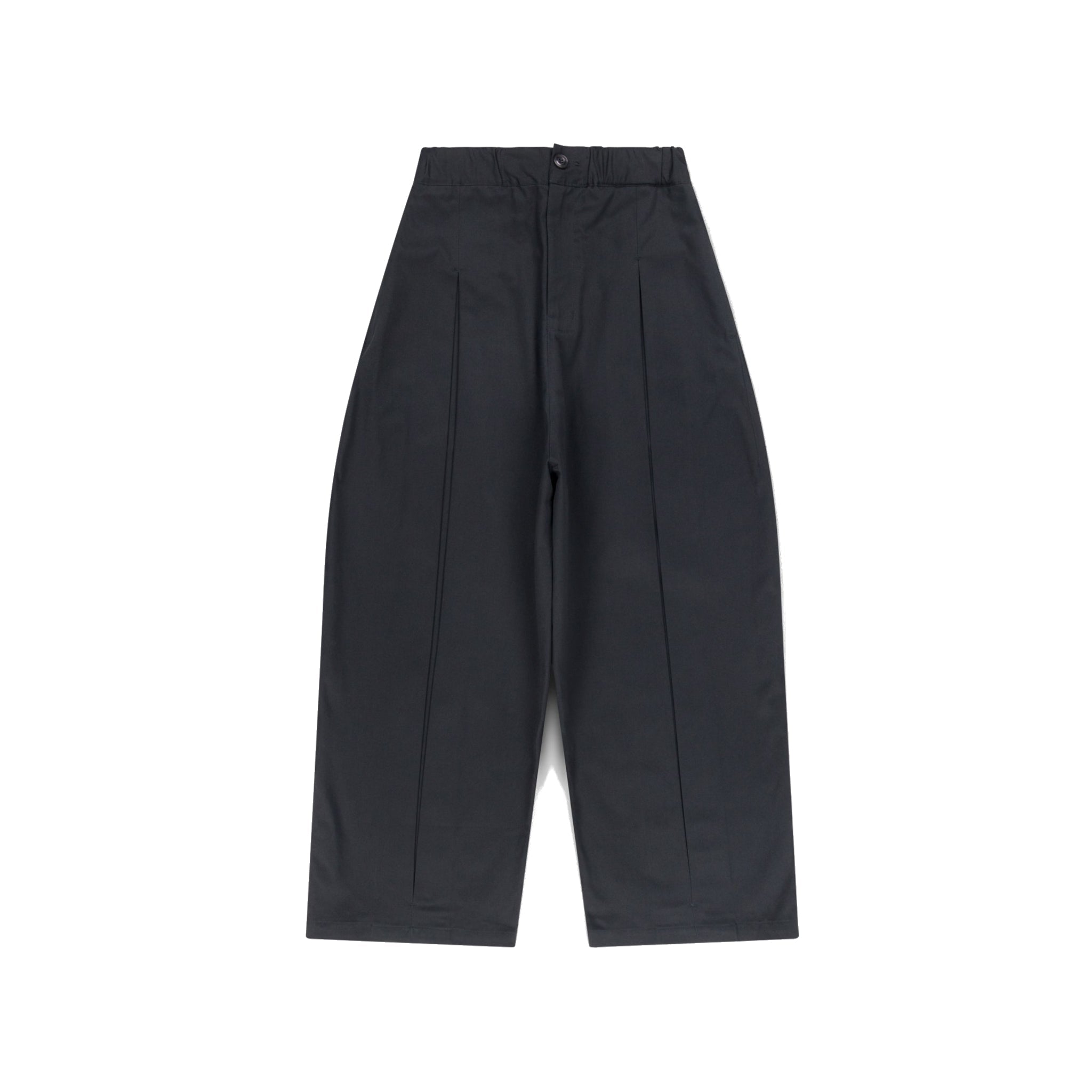 Box Pleat Trouser - Black-Sage Nation-W2 Store