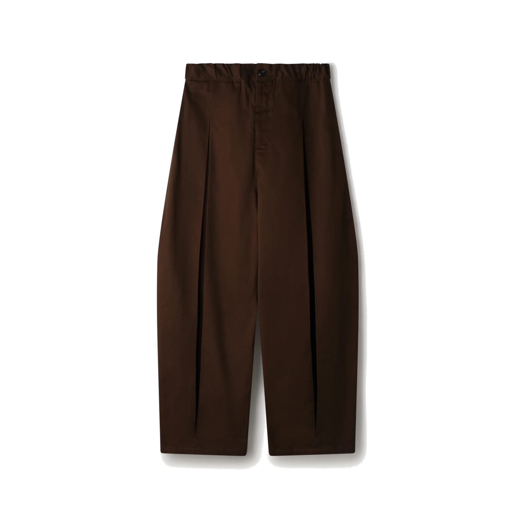 Box Pleat Trouser - Brown-Sage Nation-W2 Store