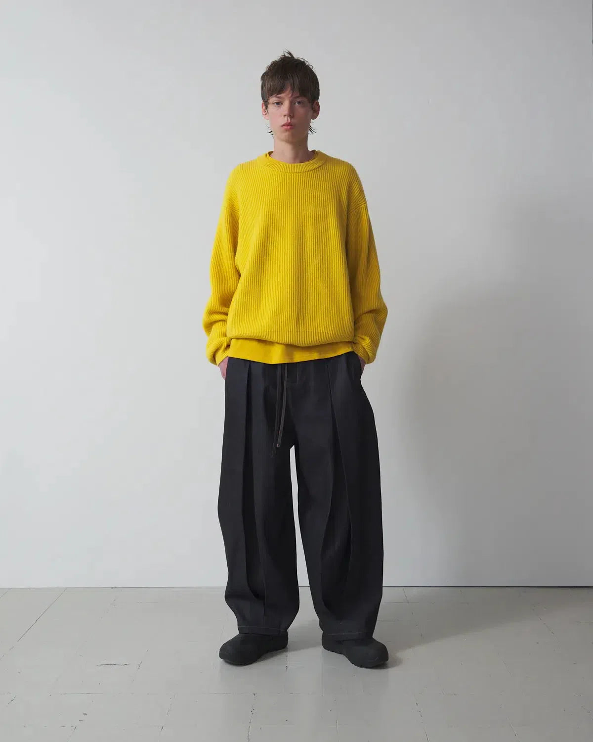 Box Pleat Trouser - Denim-Sage Nation-W2 Store