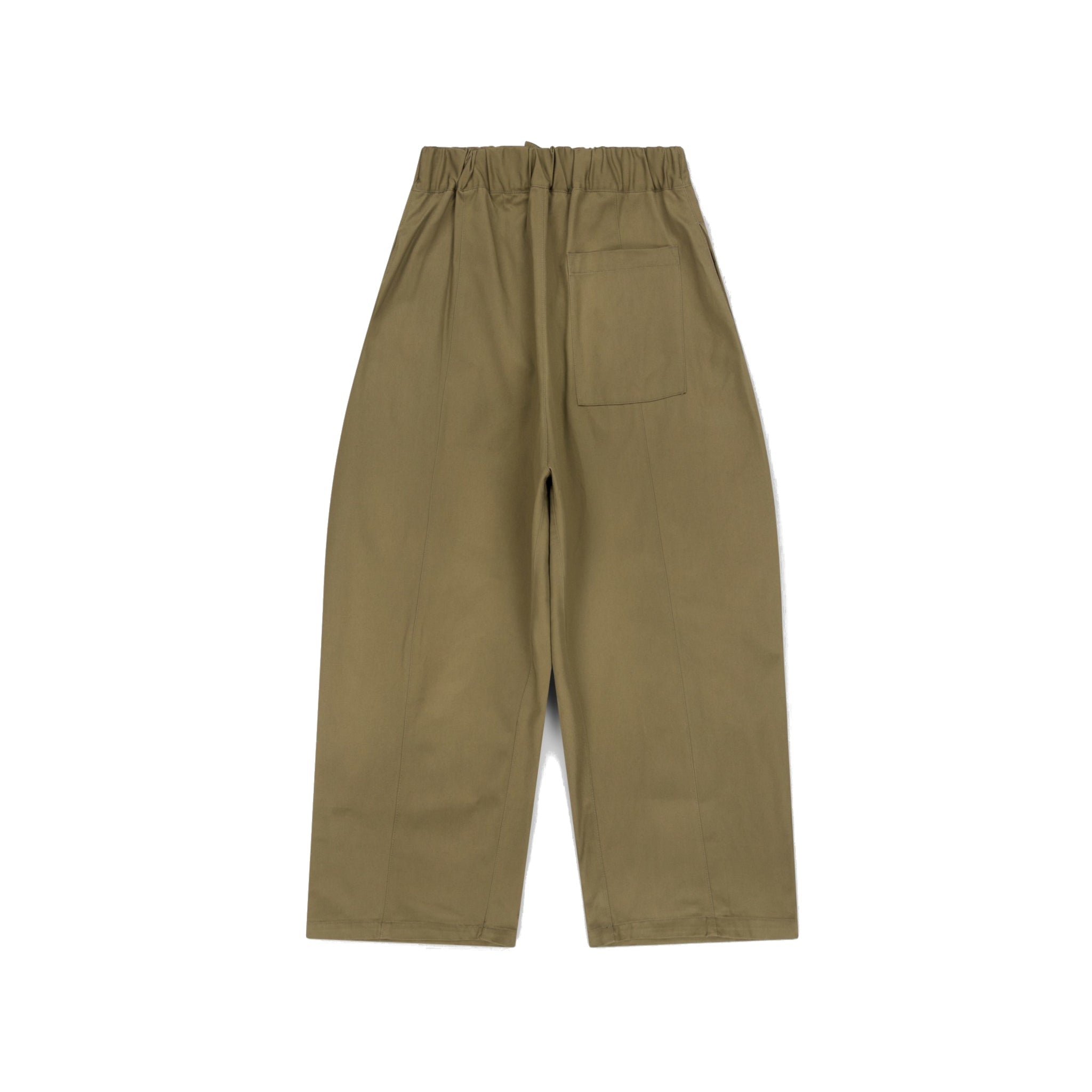 Box Pleat Trouser - Khaki-Sage Nation-W2 Store