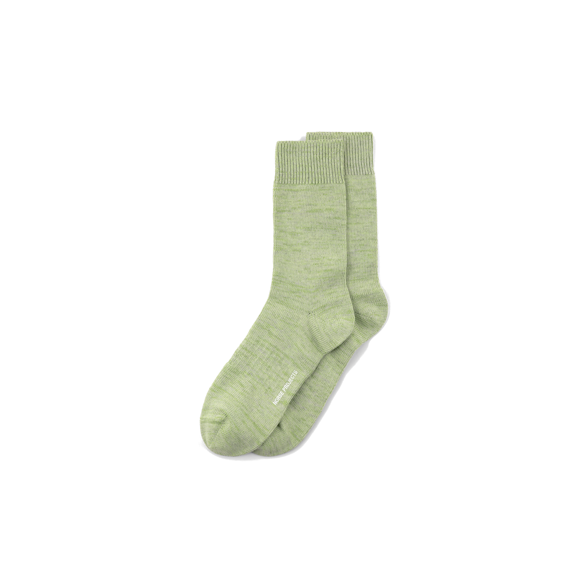 Bykle Heavy Cotton Twist Sock - Basil-Norse Projects-W2 Store