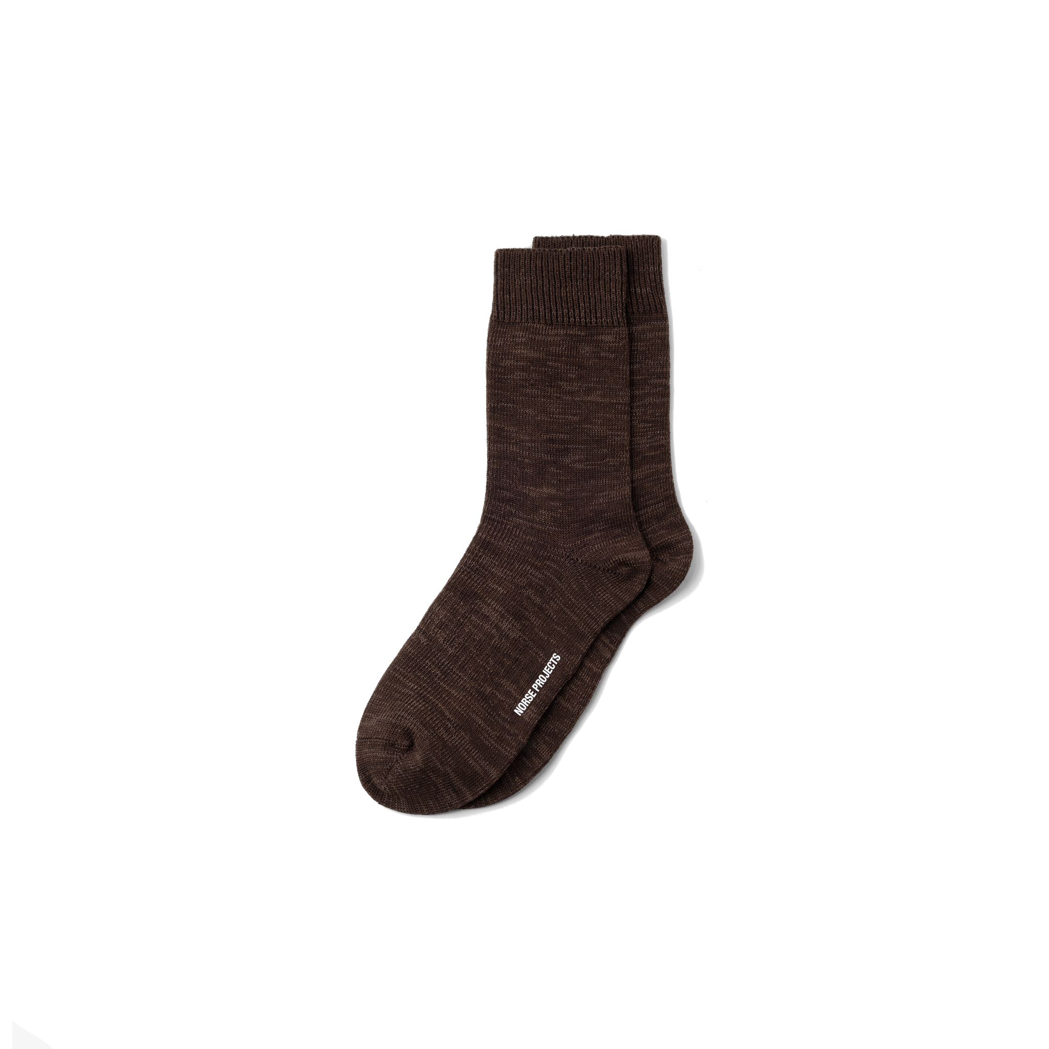 Bykle Heavy Cotton Twist Sock - Delicioso Brown-Norse Projects-W2 Store