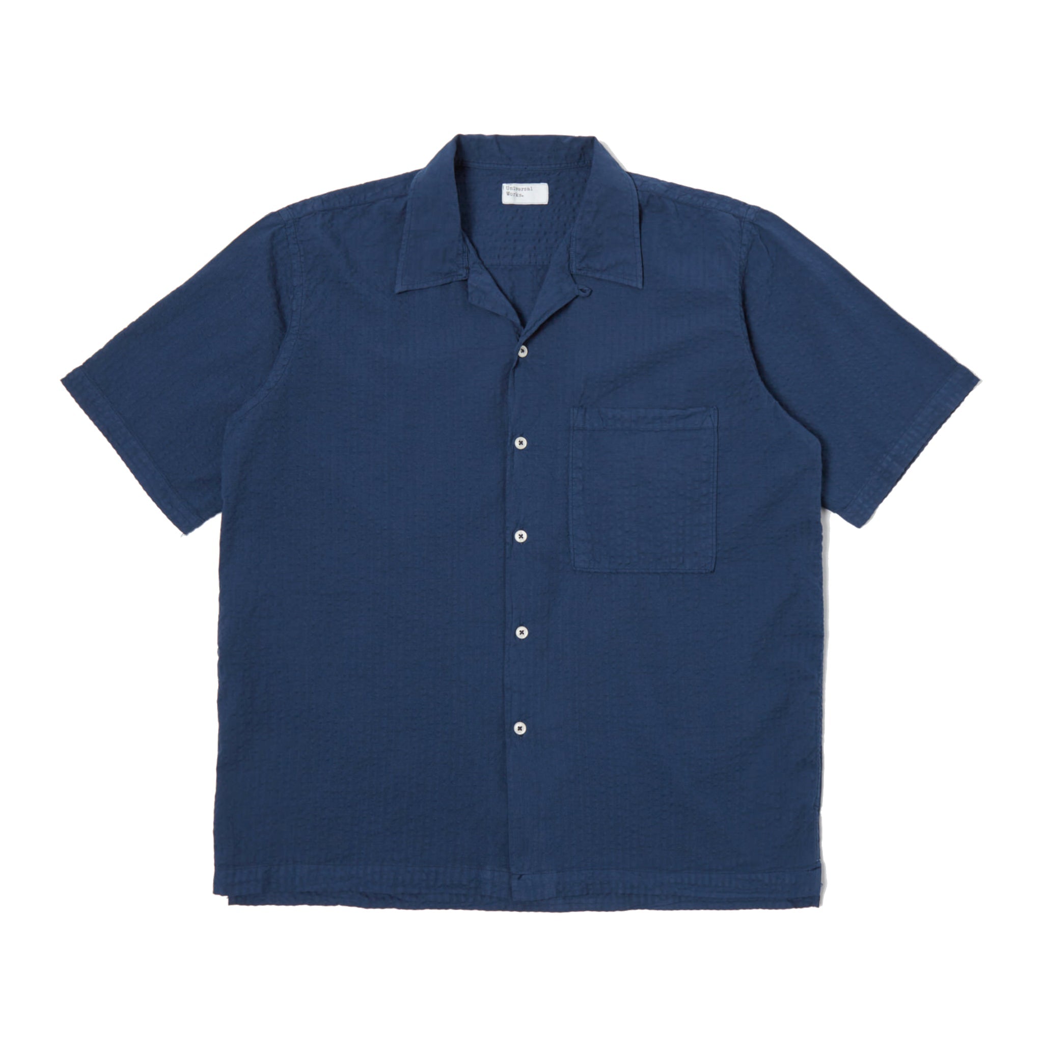 Camp II Shirt Onda Cotton - Navy-Universal Works-W2 Store