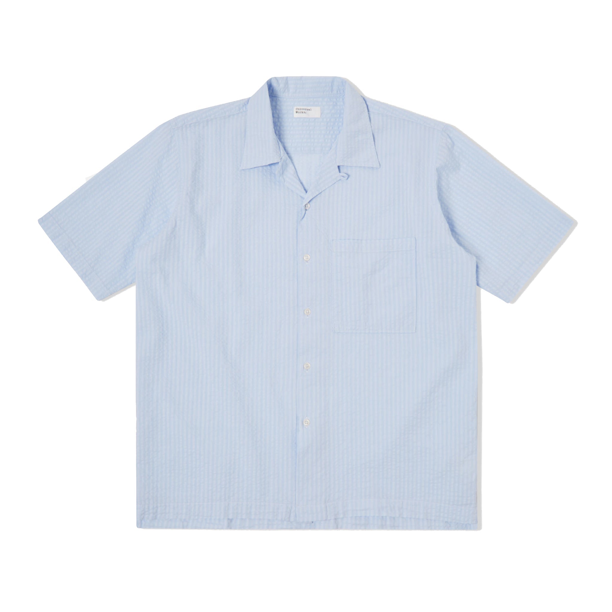 Camp II Shirt Onda Cotton - Pale Blue-Universal Works-W2 Store