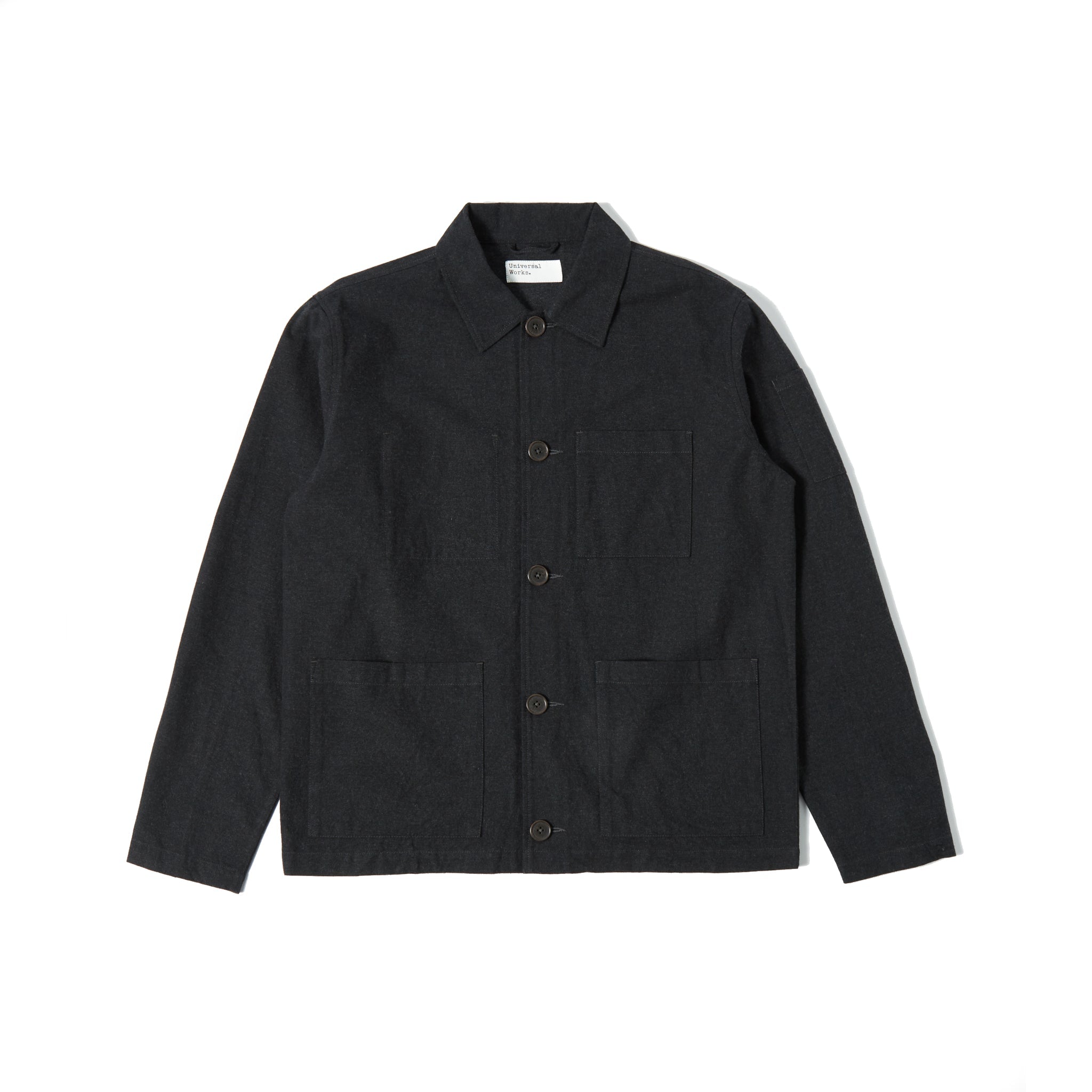Carbon Cotton Coverall Jacket - Charcoal-Universal Works-W2 Store