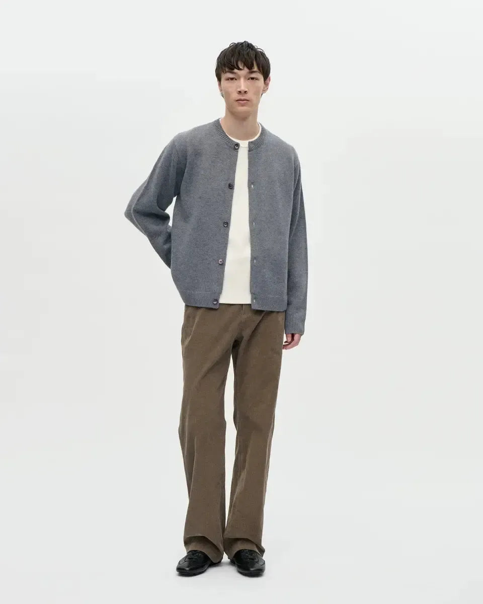 Cardigan Boiled Wool - Light Grey-Berner Kühl-W2 Store