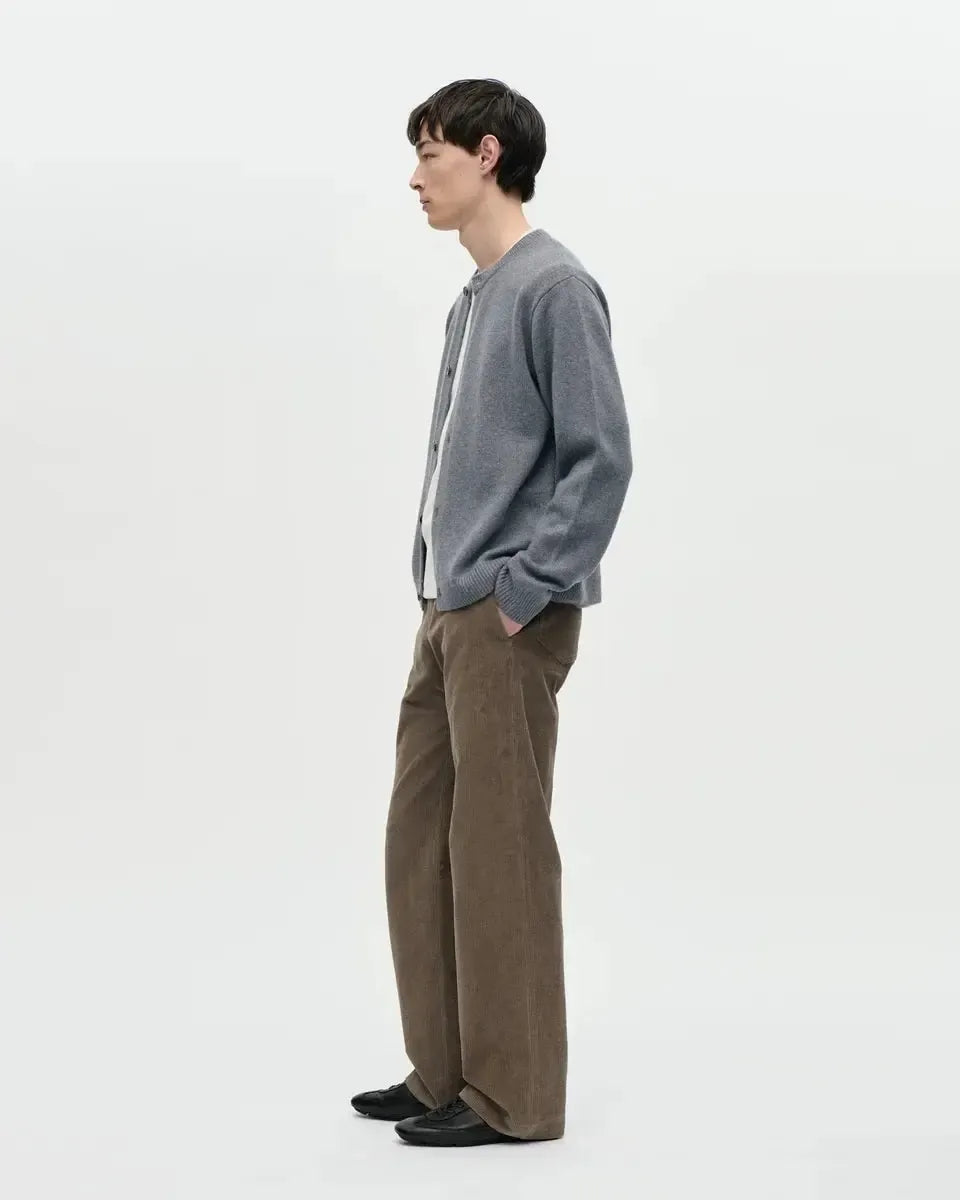 Cardigan Boiled Wool - Light Grey-Berner Kühl-W2 Store