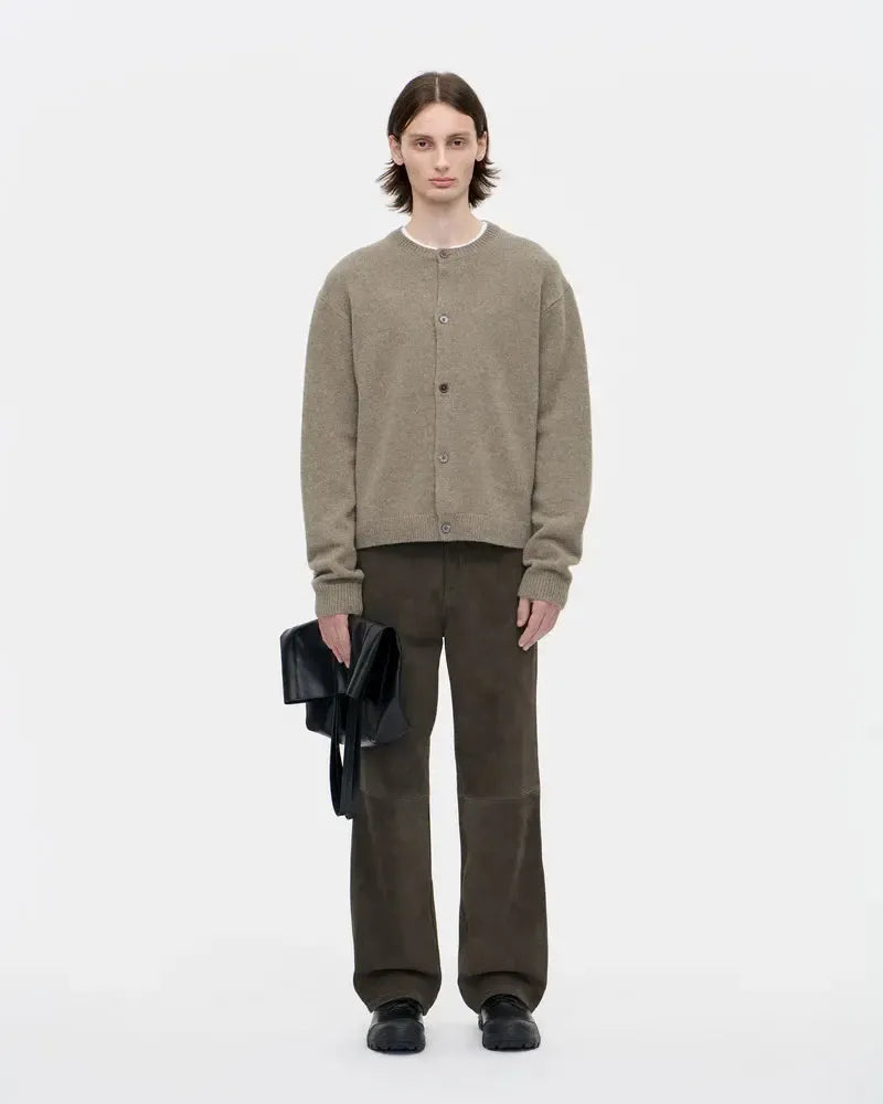 Cardigan Boiled Wool - Stone-Berner Kühl-W2 Store