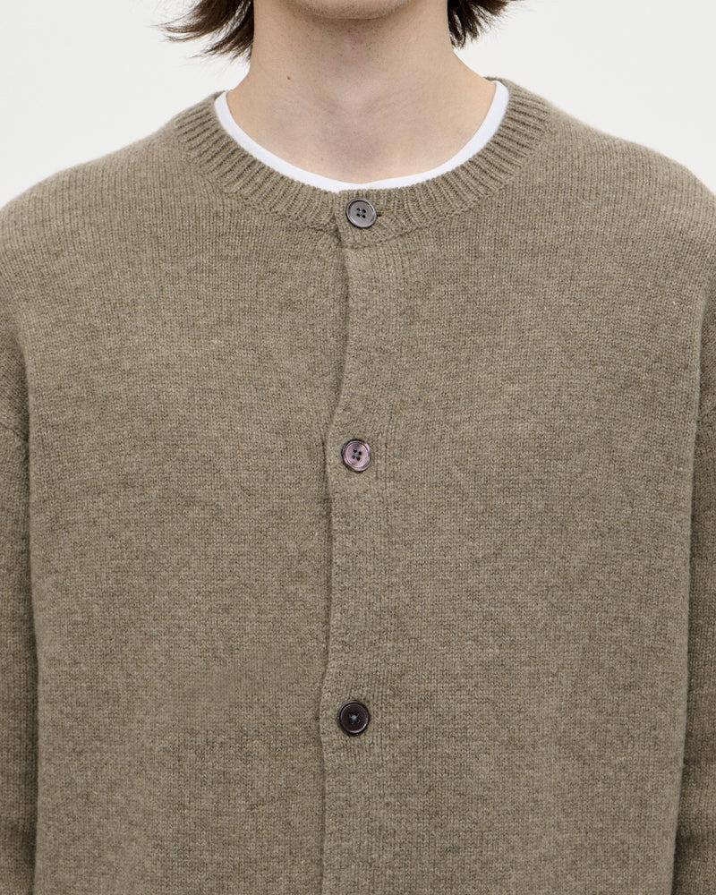 Cardigan Boiled Wool - Stone-Berner Kühl-W2 Store