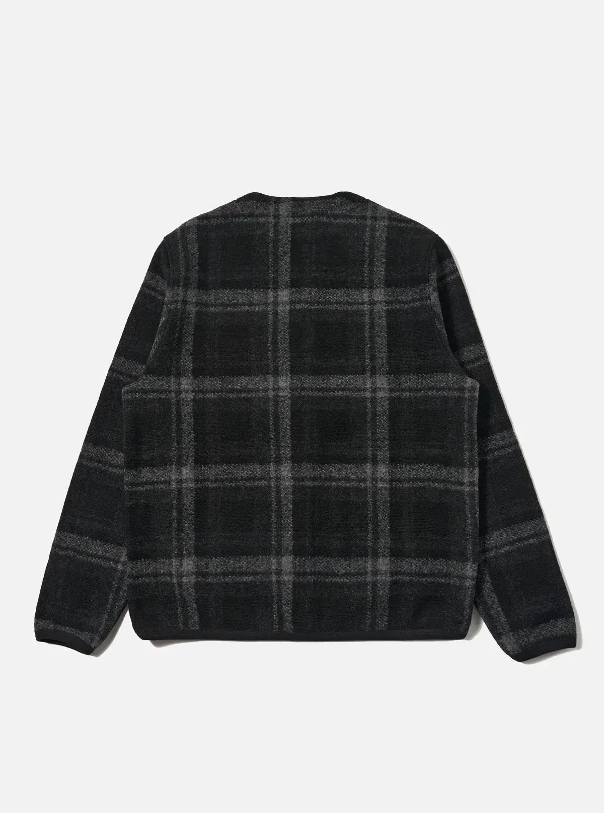 Cardigan Moh Check Fleece - Grey-Universal Works-W2 Store