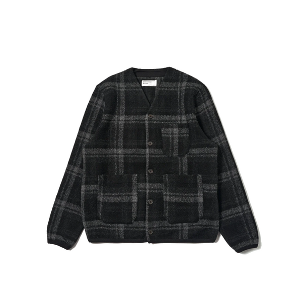 カーディガン RHC Wool Feather Cardigan Statement shoulder cardigan– Róhe