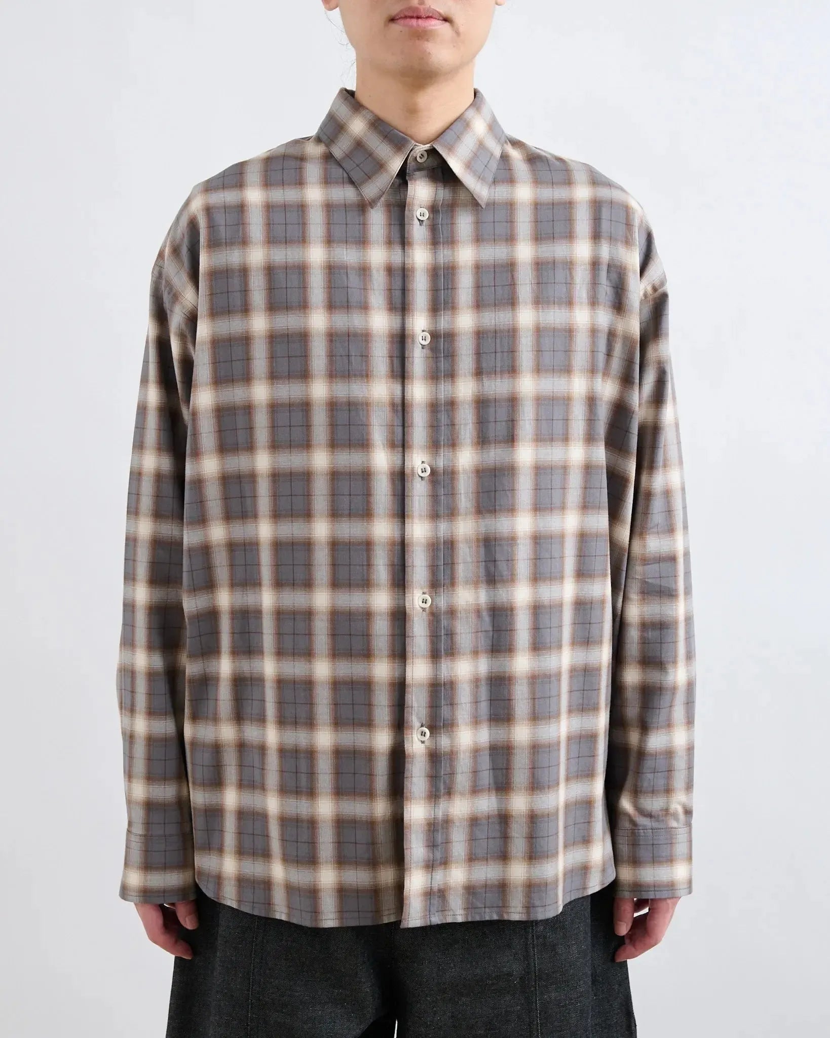 Chisholm Shirt - Ivory Espresso Check-Sage Nation-W2 Store