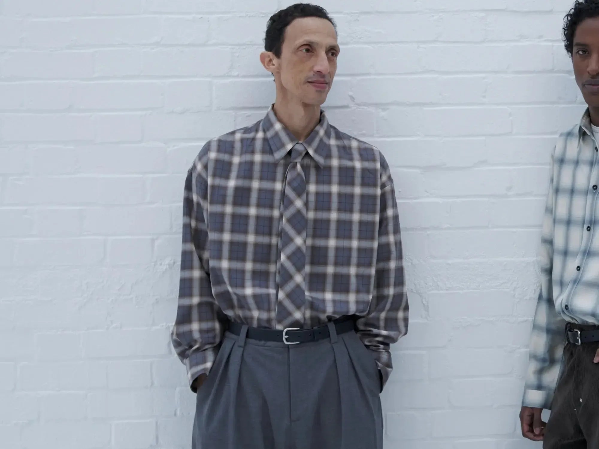 Chisholm Shirt - Ivory Espresso Check-Sage Nation-W2 Store