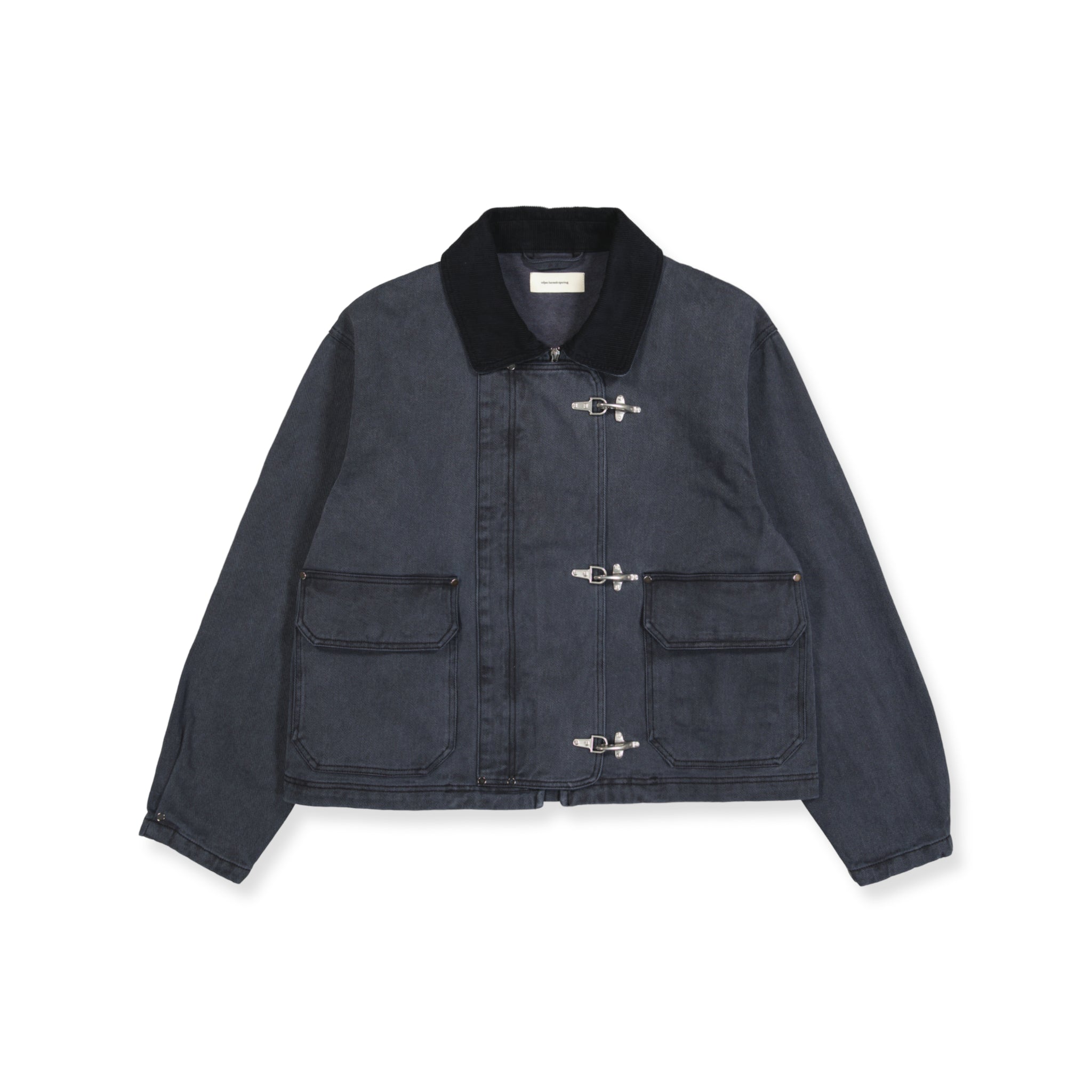 Clasp Jacket - Washed Black-mfpen-W2 Store