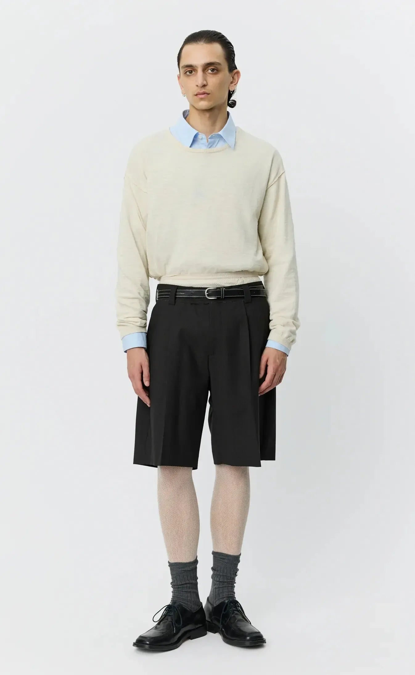 Classic Shorts - Dark Grey Stripe-mfpen-W2 Store