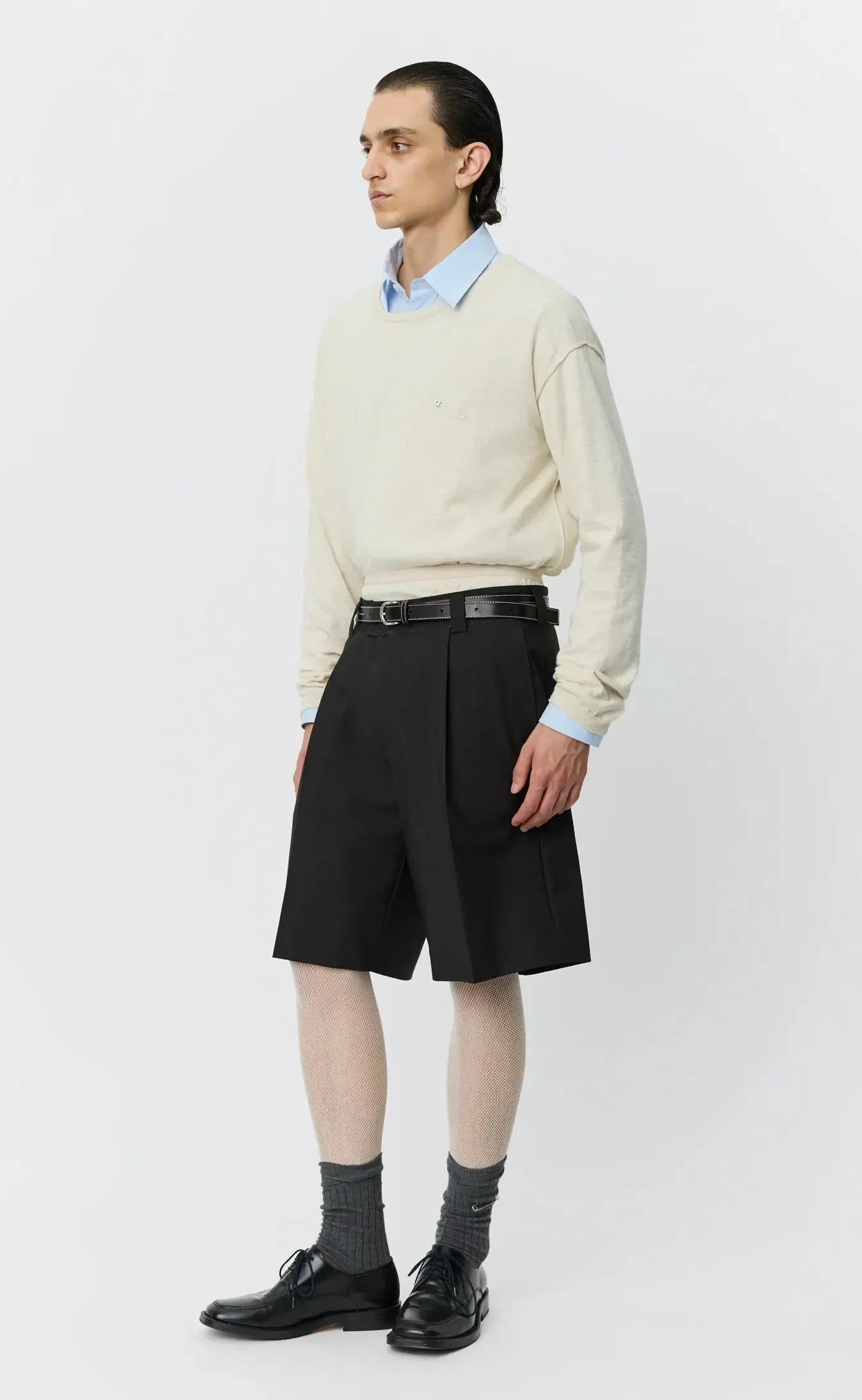 Classic Shorts - Dark Grey Stripe-mfpen-W2 Store
