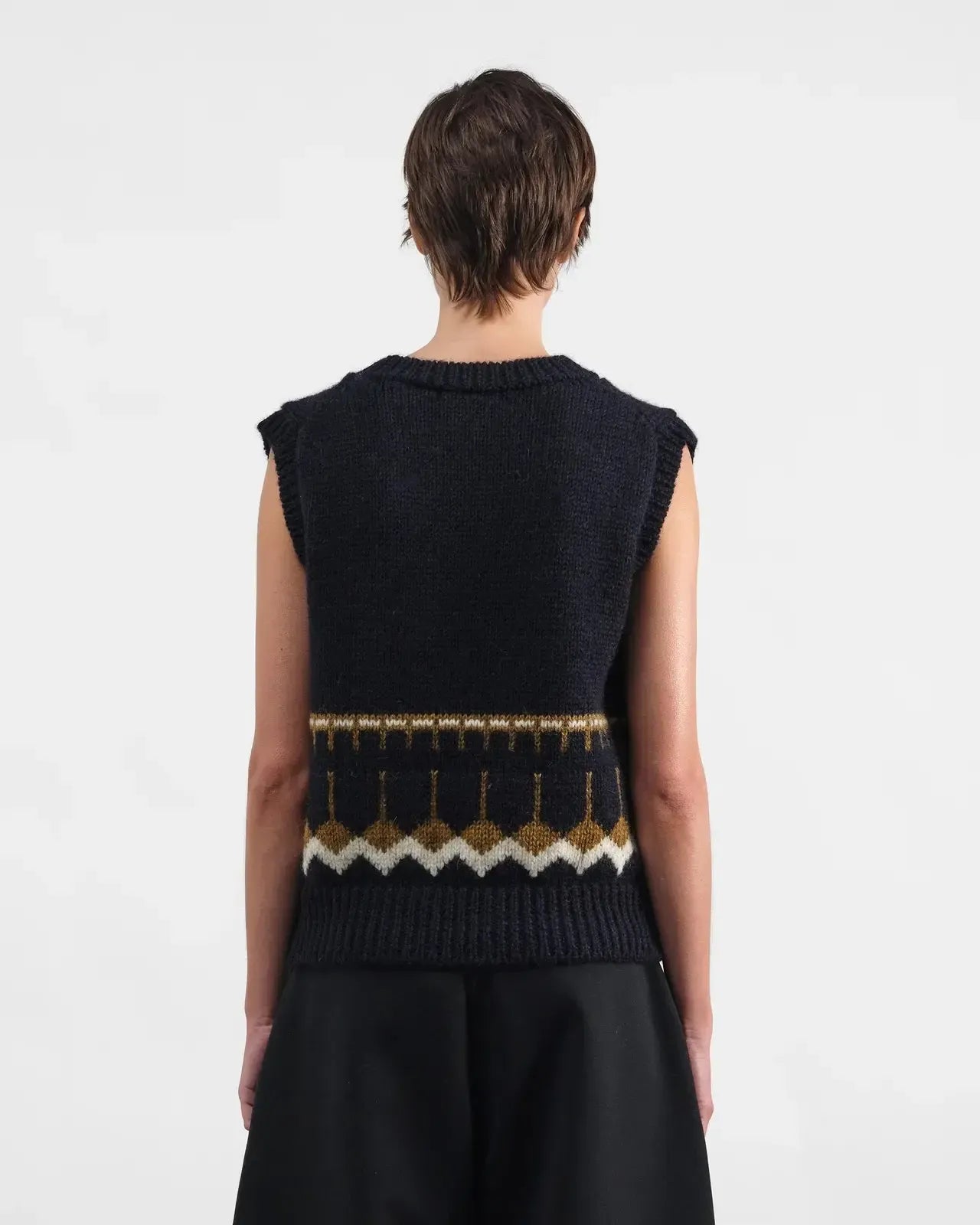 Coda Knit Vest - Navy Multi-YMC-W2 Store
