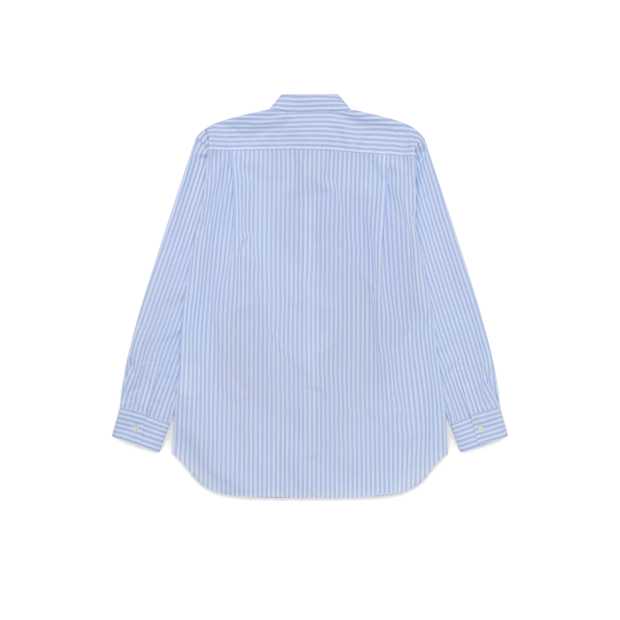 Comme des Garçons Shirt Geometric Panelled Shirt - Blue-Comme des Garçons Shirt-W2 Store