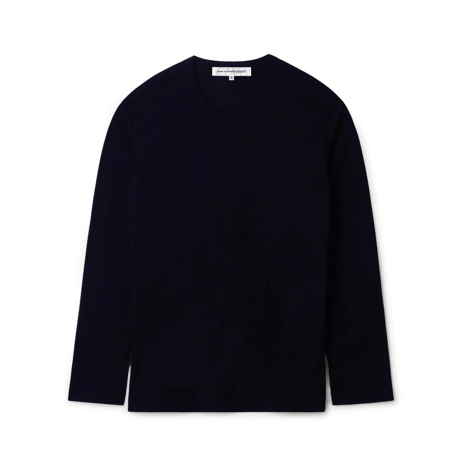 Comme des Garçons Shirt Long Sleeve T Shirt - Navy-Comme des Garçons Shirt-W2 Store