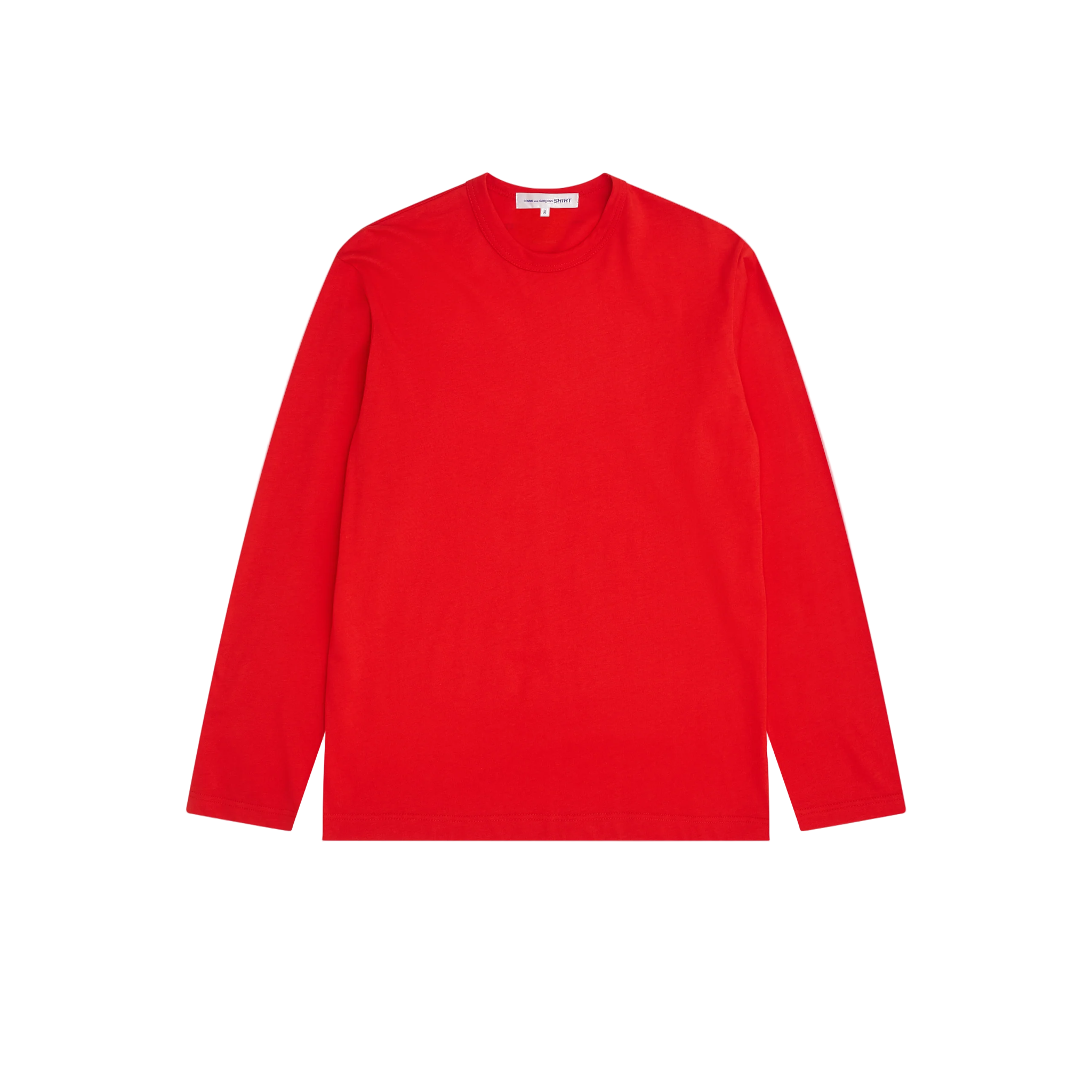 Comme des Garçons Shirt Long Sleeve T Shirt - Red-Comme des Garçons Shirt-W2 Store