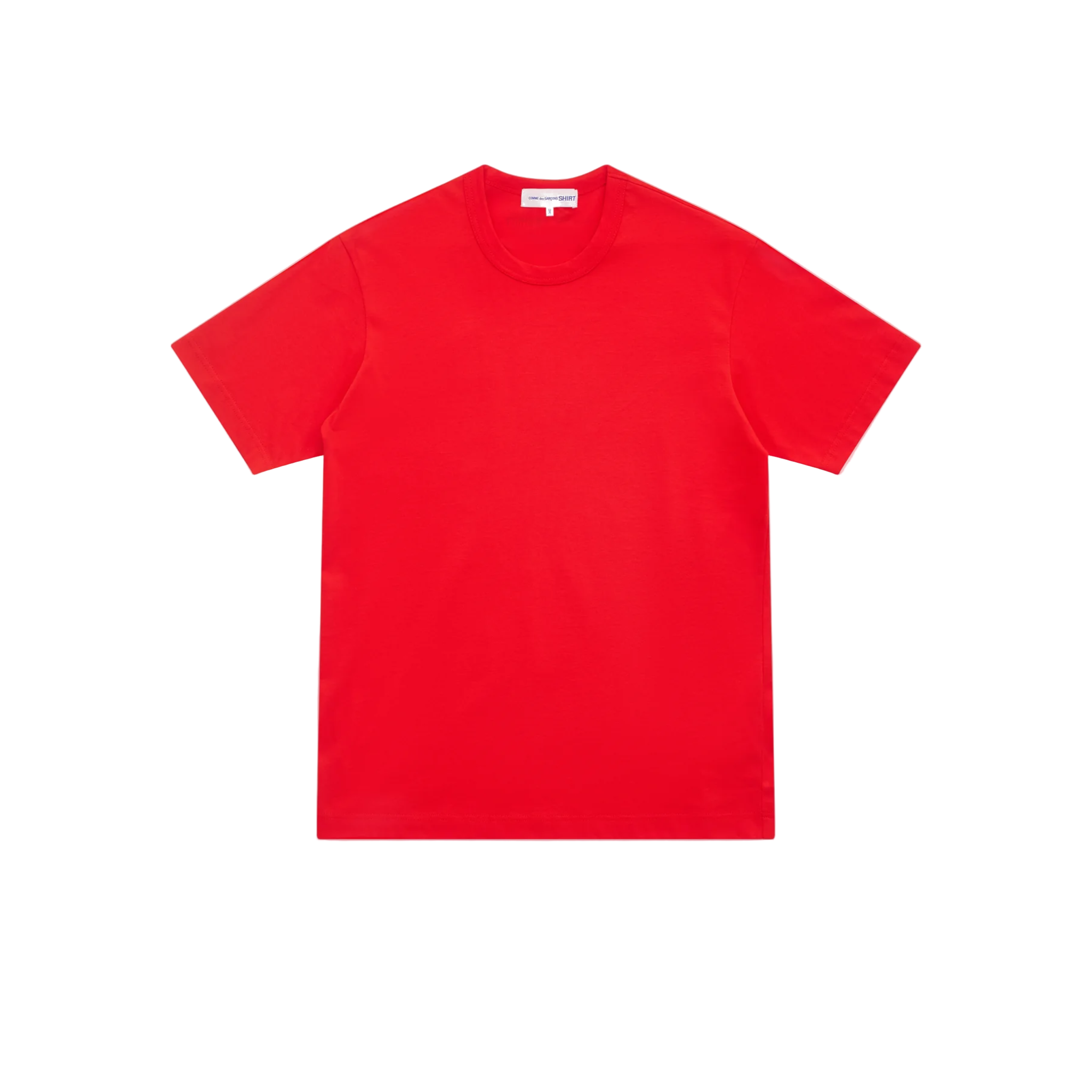 Comme des Garçons Shirt Short Sleeve T Shirt - Red-Comme des Garçons Shirt-W2 Store