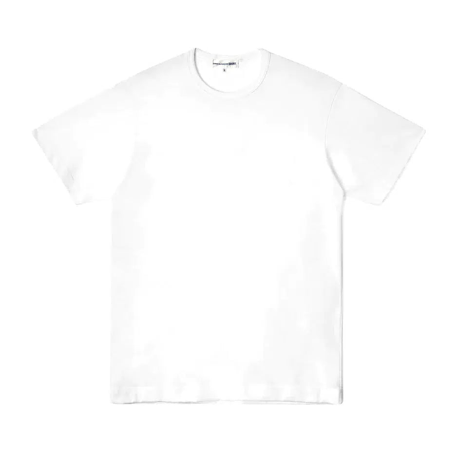 Comme des Garçons Shirt Short Sleeve T Shirt - White-Comme des Garçons Shirt-W2 Store