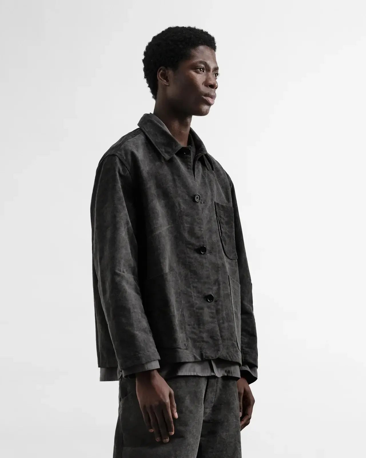 Construction Jacket - Charcoal-YMC-W2 Store