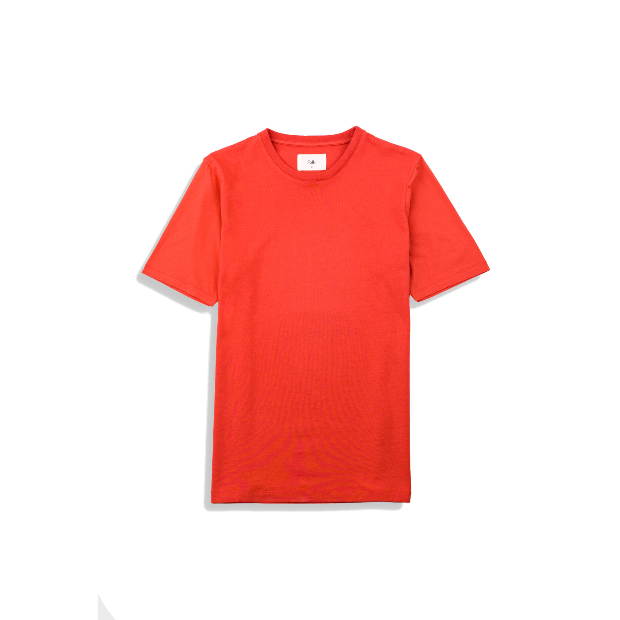 Contrast Sleeve T-Shirt - Crimson-Folk-W2 Store
