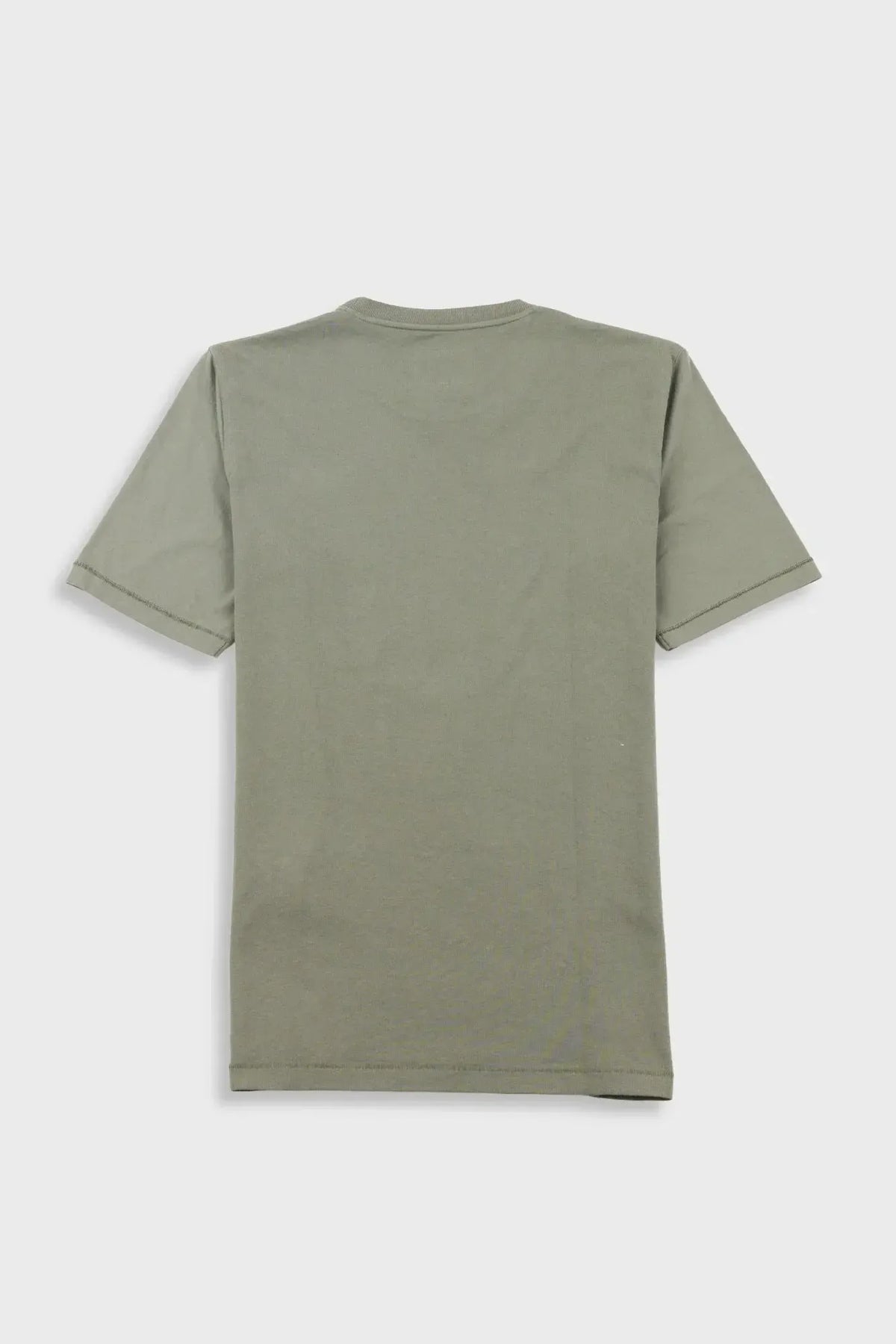 Contrast Sleeve T-Shirt - Olive-Folk-W2 Store