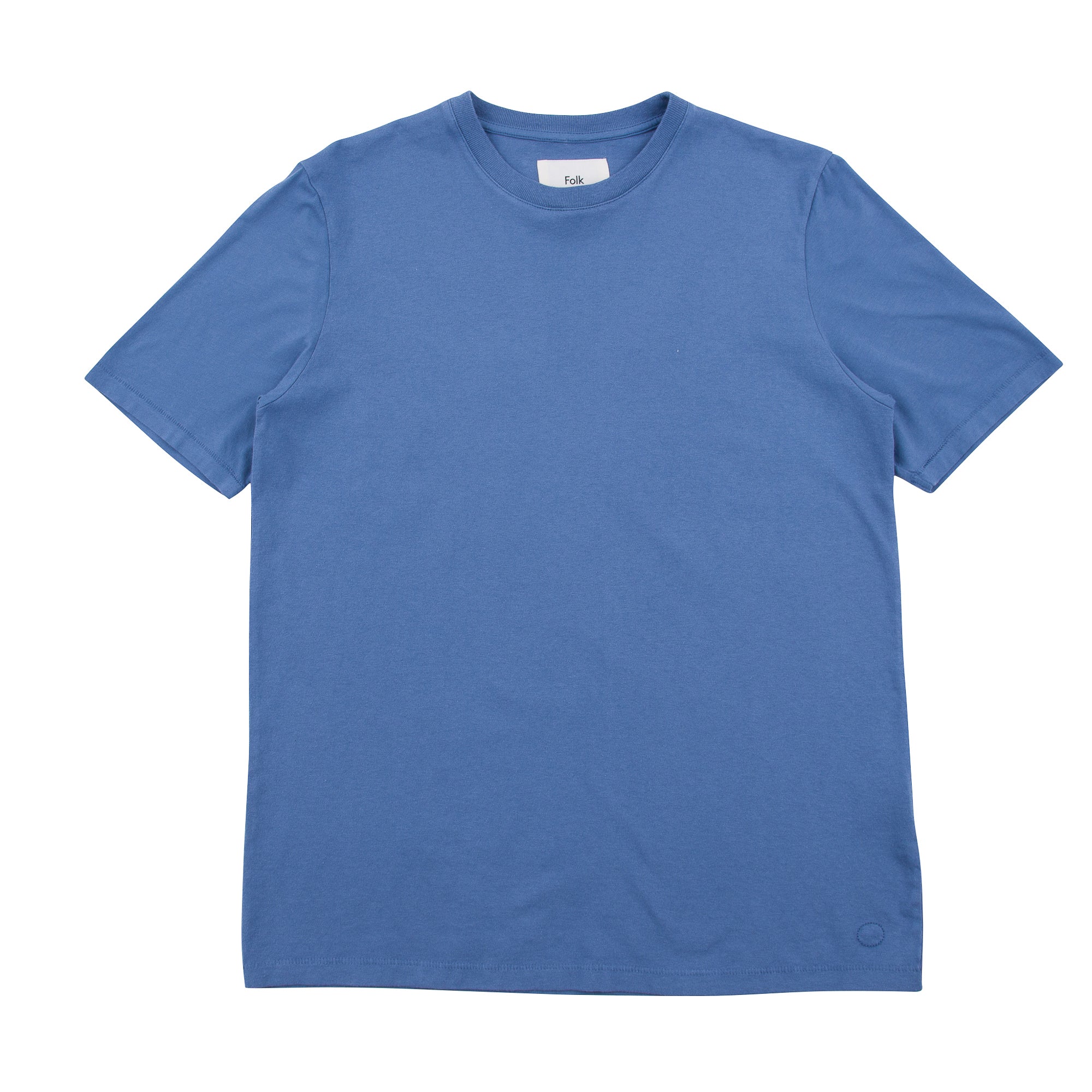 Contrast Sleeve Tee - Soft Blue-Folk-W2 Store