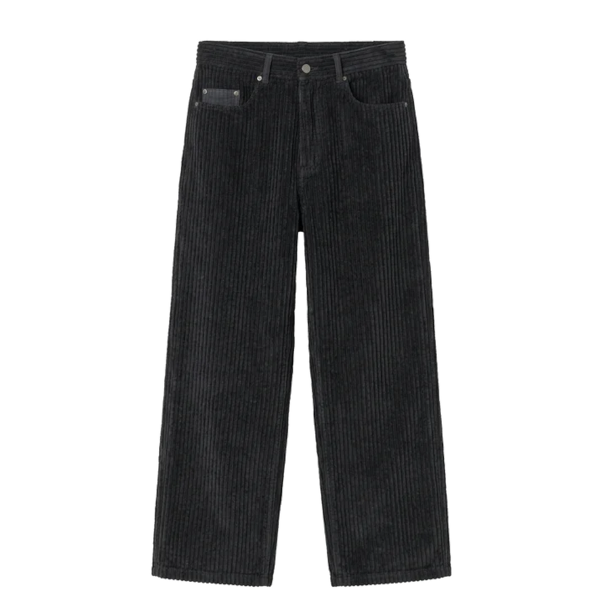 Cord Trousers - Anthracite Multi Wale-mfpen-W2 Store