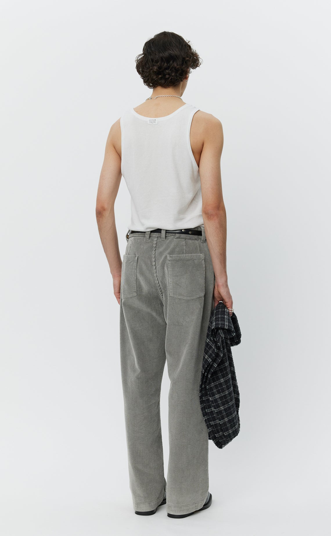 Cord Trousers - Stained Grey-mfpen-W2 Store