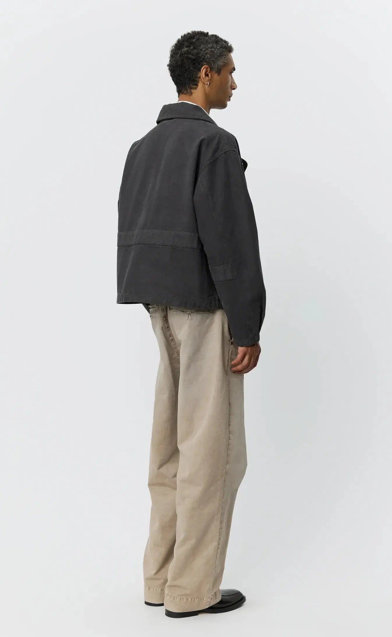 Courier Jacket - Washed Grey Canvas-mfpen-W2 Store