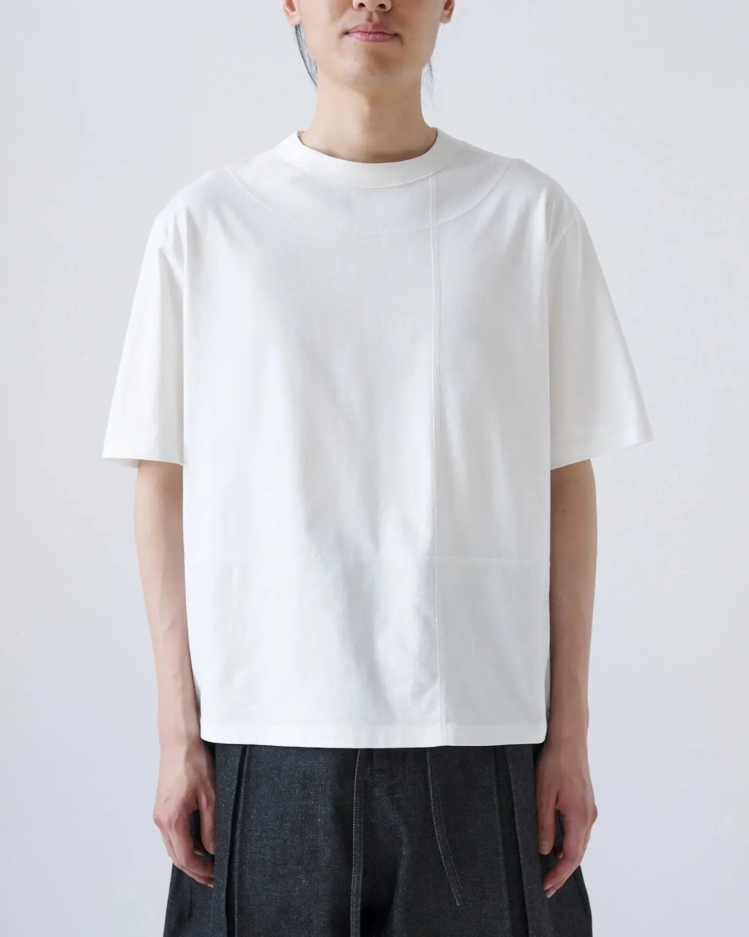 Cross Stitch T-Shirt - White-Sage Nation-W2 Store