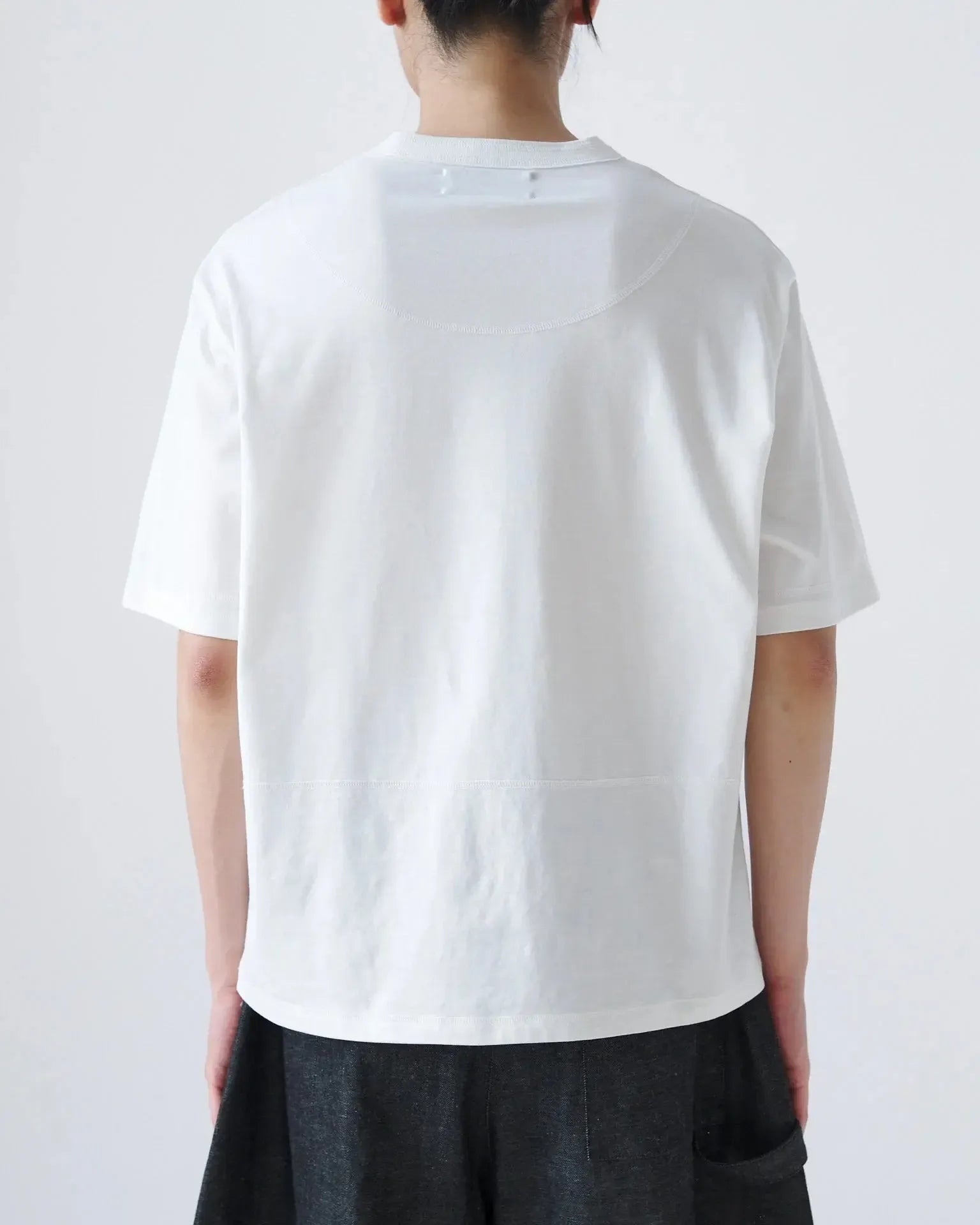 Cross Stitch T-Shirt - White-Sage Nation-W2 Store