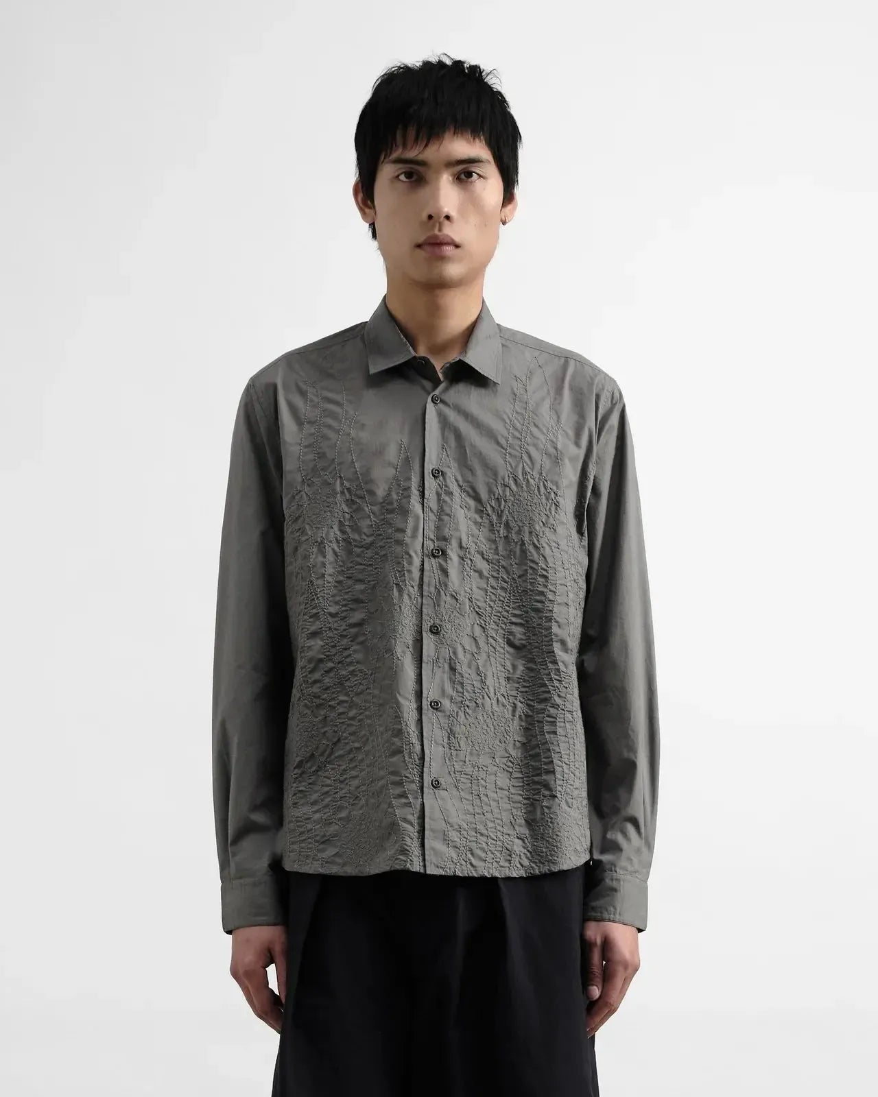 Curtis Shirt - Gunmetal-YMC-W2 Store