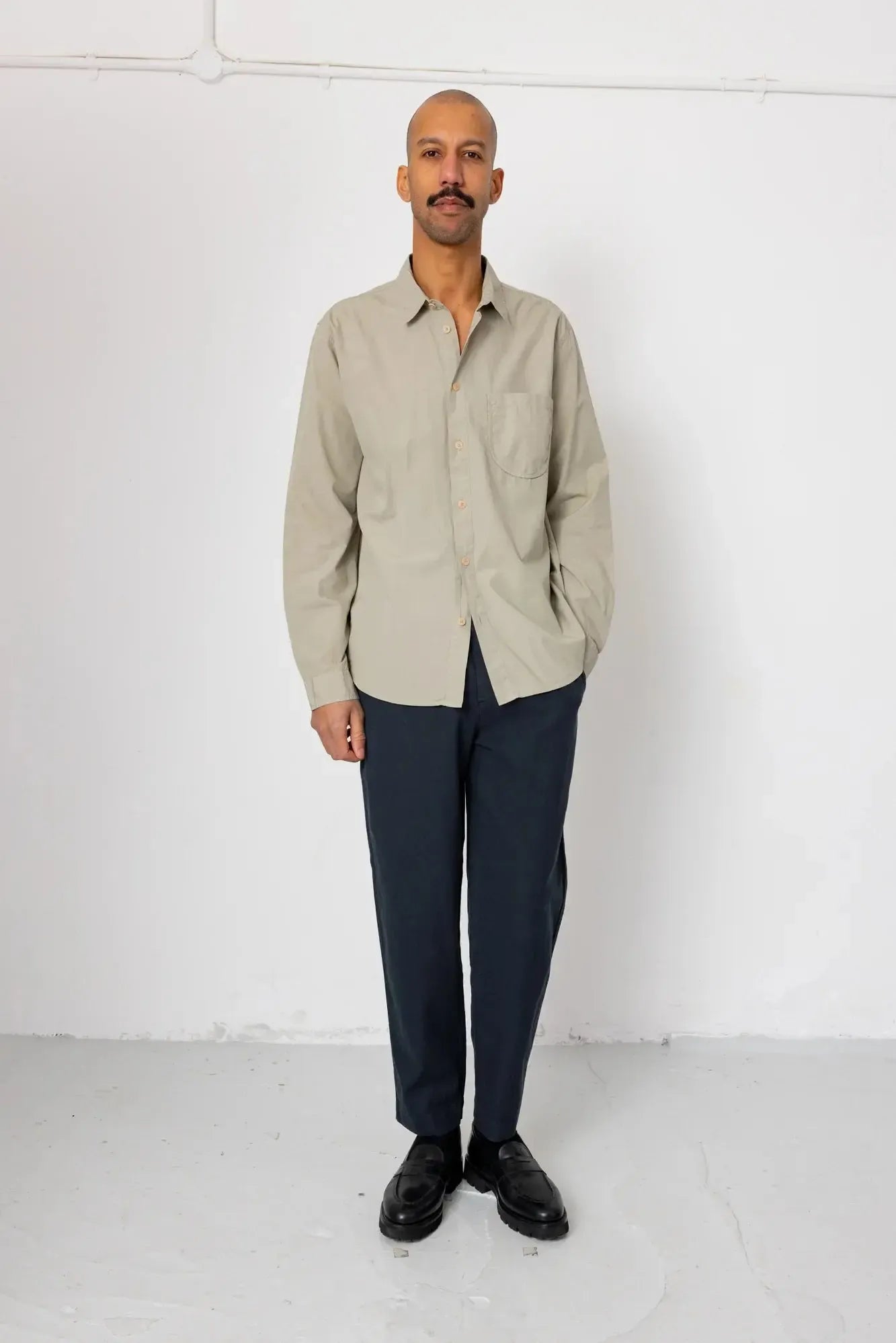 Curve Shirt - Silver Sage-Folk-W2 Store