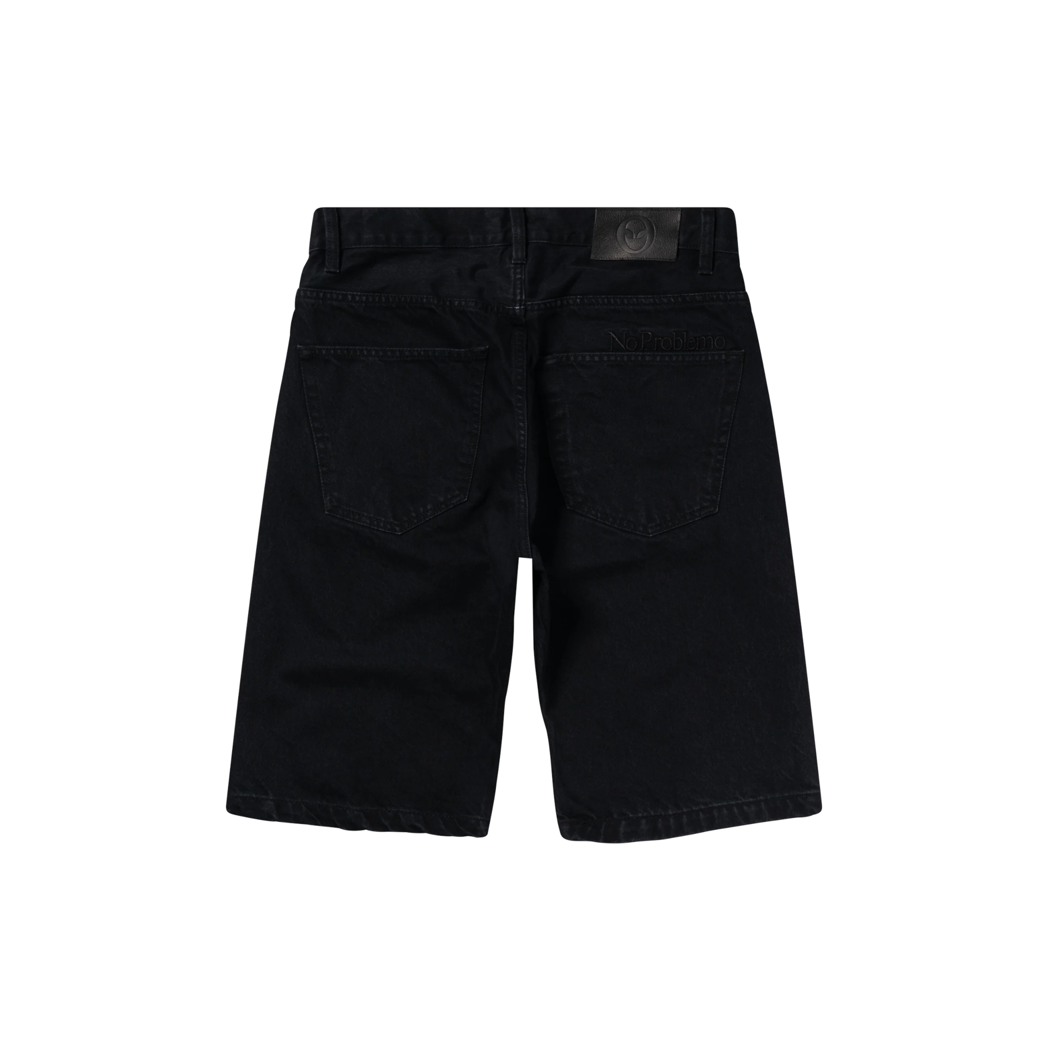 Denim Bagi Shorts - Black-No Problemo-W2 Store